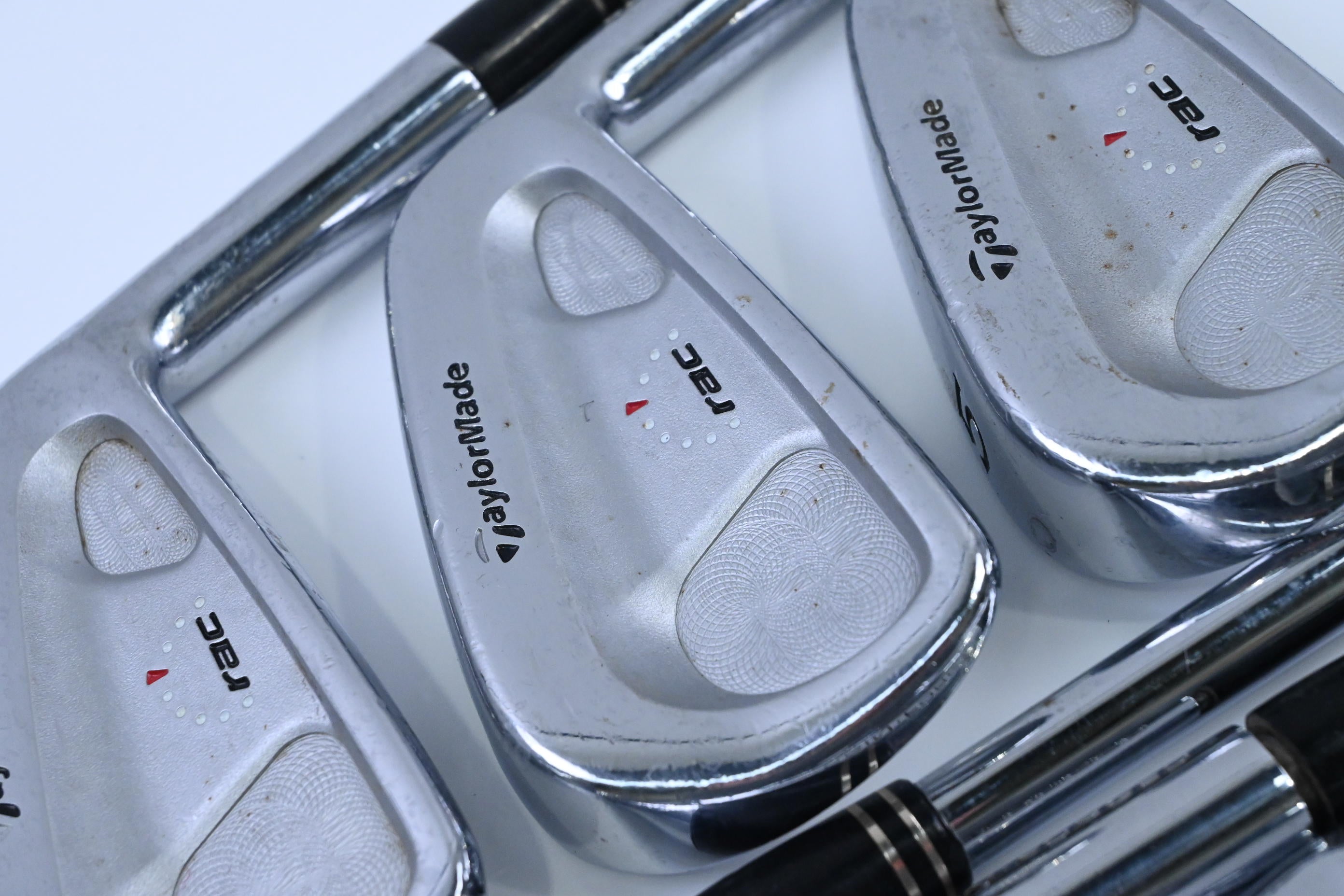 Taylormade RAC CB Coin Forged Irons / 3-9 / Stiff Flex Dynamic Gold S300 Shafts