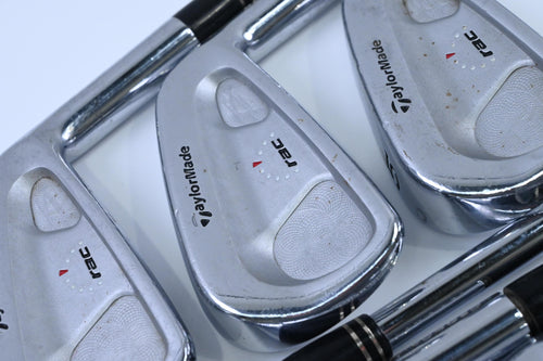 Taylormade RAC CB Coin Forged Irons / 3-9 / Stiff Flex Dynamic Gold S300 Shafts