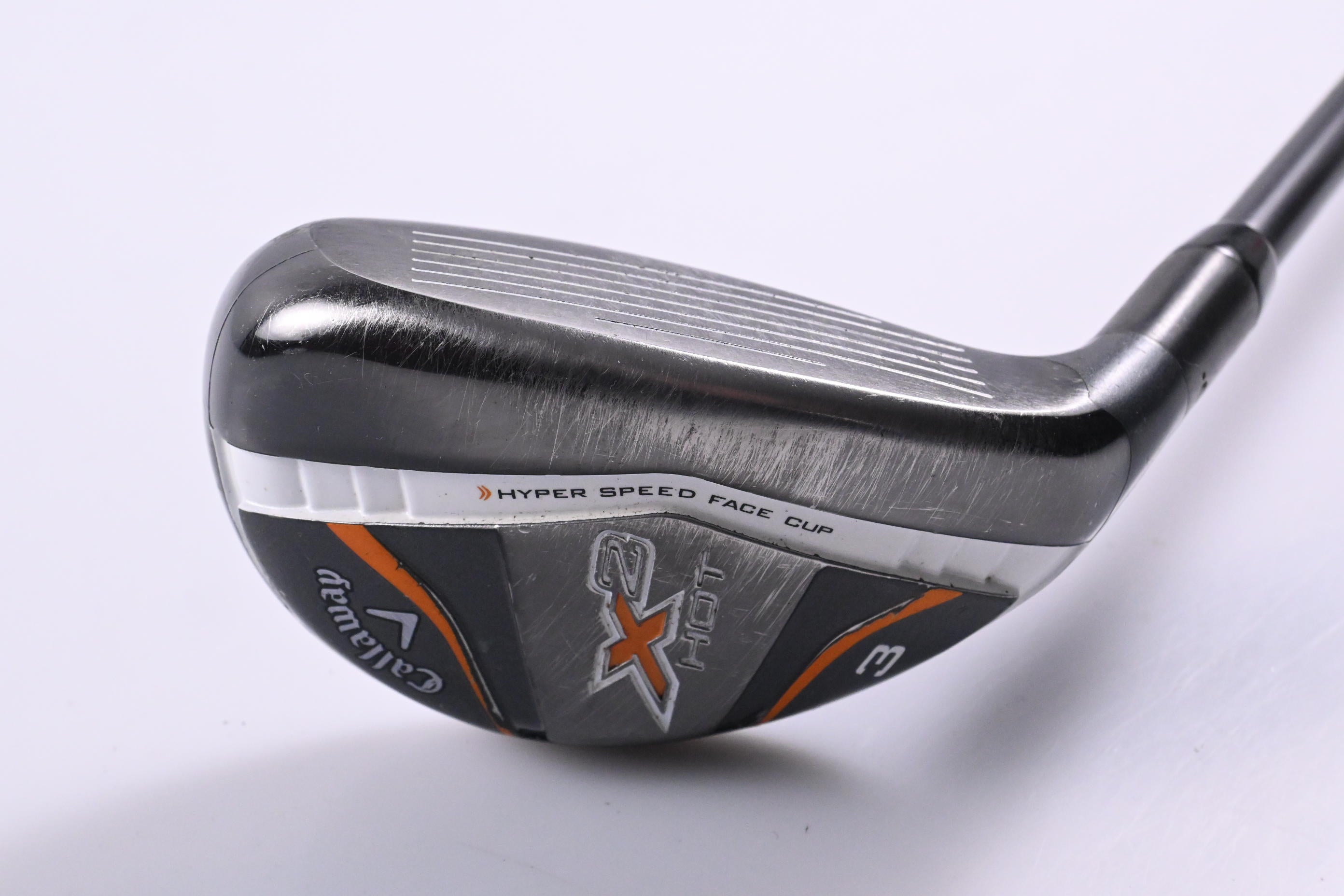 Callaway X2 Hot #3 Hybrid / 19 Degree / Senior Flex Aldila Tour Blue 55 Shaft