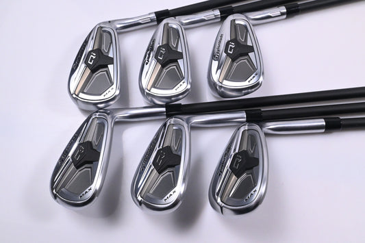 Taylormade Qi Max Irons / 6-PW+SW / Regular Flex REAX By KBS 65 Shafts