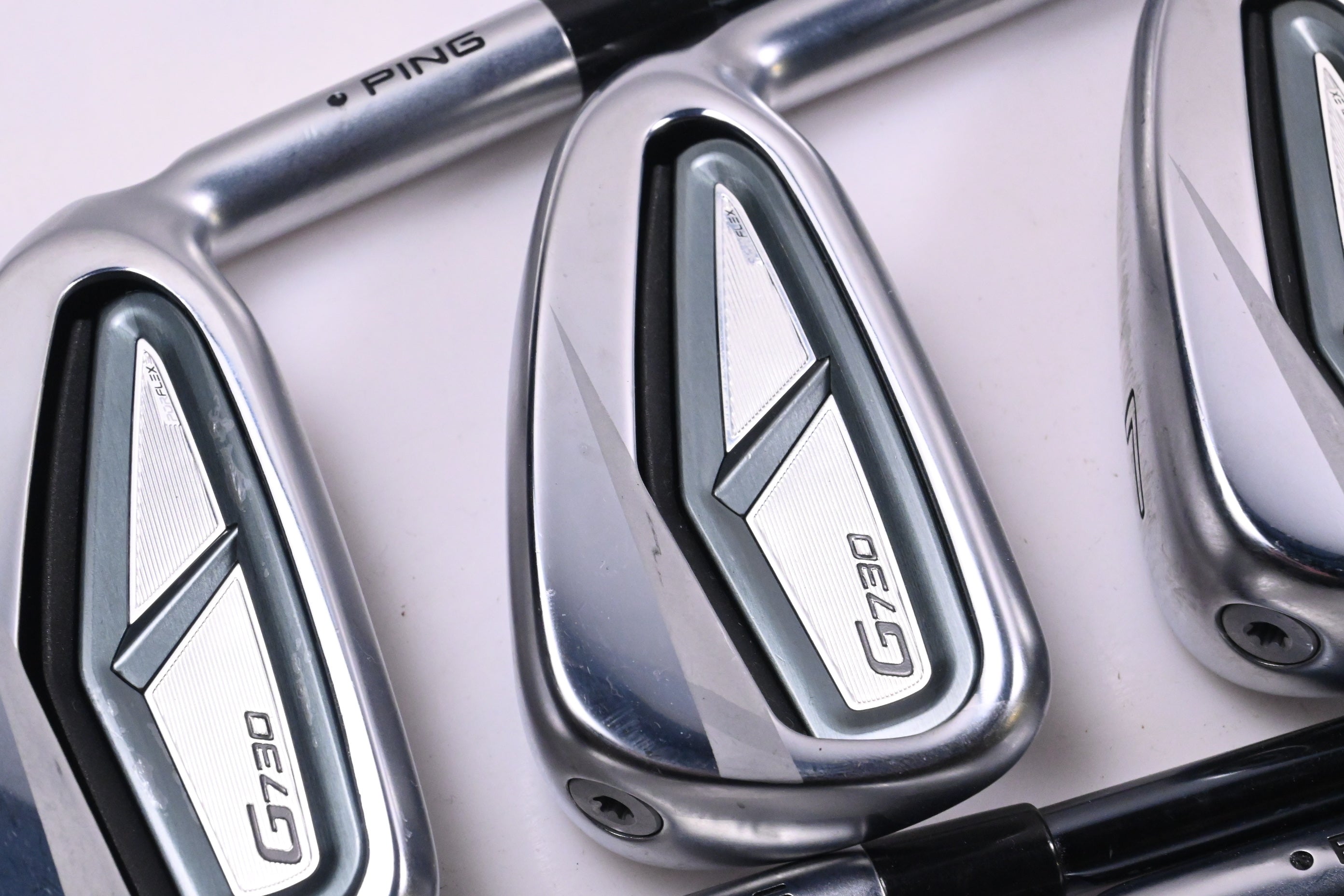 Ping G730 Irons / 5-PW+UW+56° / Black Dot / Senior Flex UST Recoil Dart 65