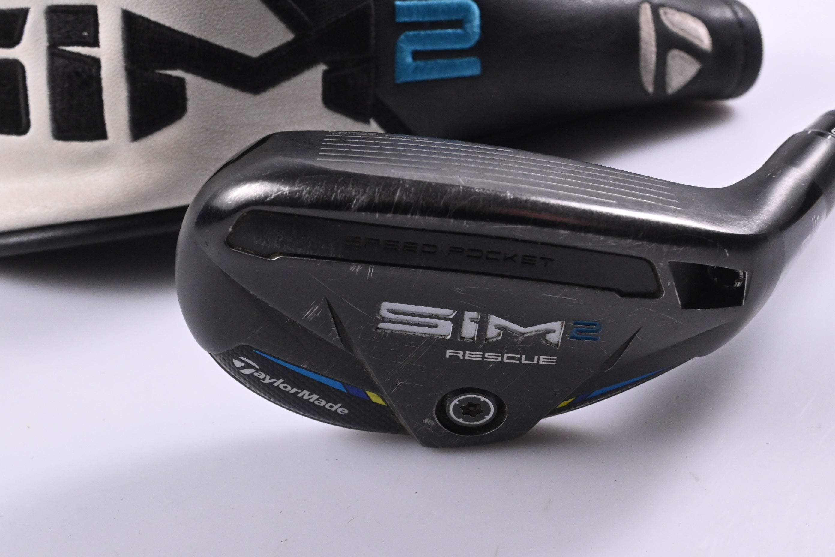 Taylormade SIM2 #3 Hybrid / 19.5 Degree / Stiff Flex Tensei AV Blue 80 HY Shaft