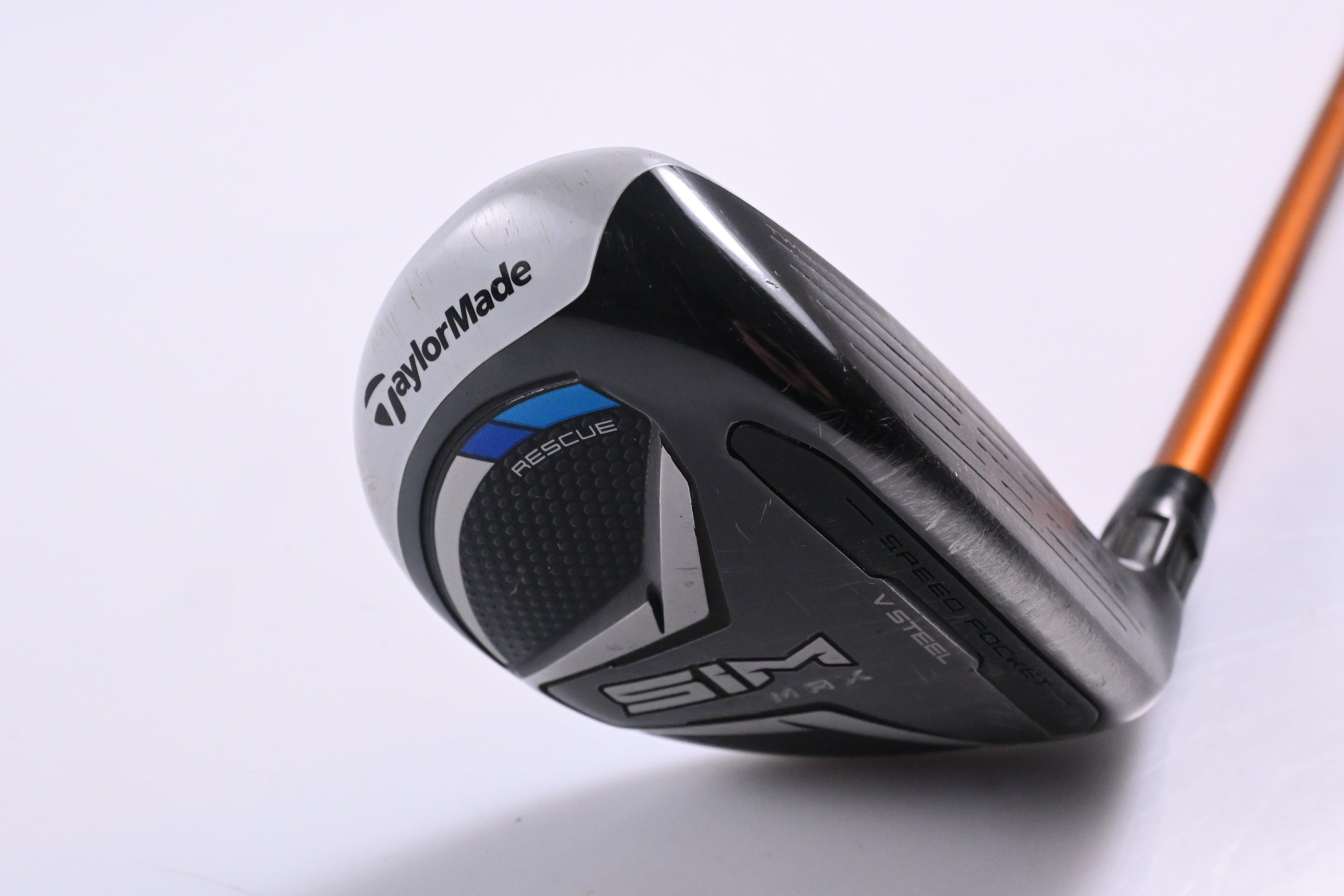Taylormade SIM Max #4 Hybrid / 22 Degree / Stiff Flex Aldila NVS Orange 85 Shaft