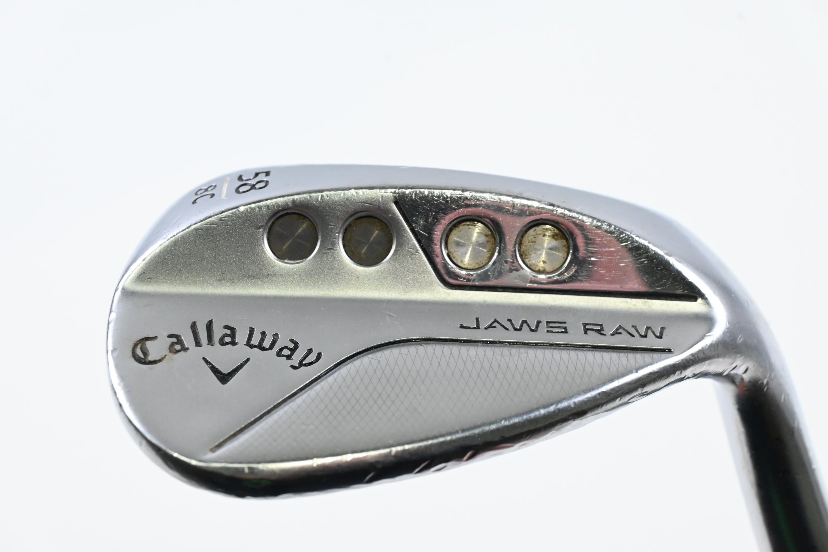 Callaway Jaws Raw Lob Wedge / 58 Degree / Stiff Flex Dynamic Gold S400 Shaft