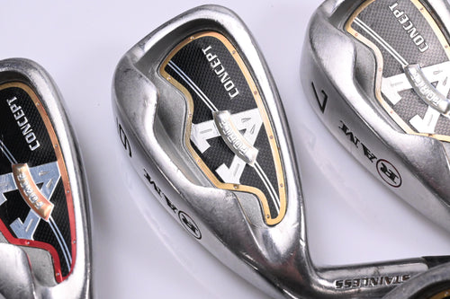 Left Hand RAM V Force Concept Irons / 5-PW+SW / Regular Flex RAM Shafts