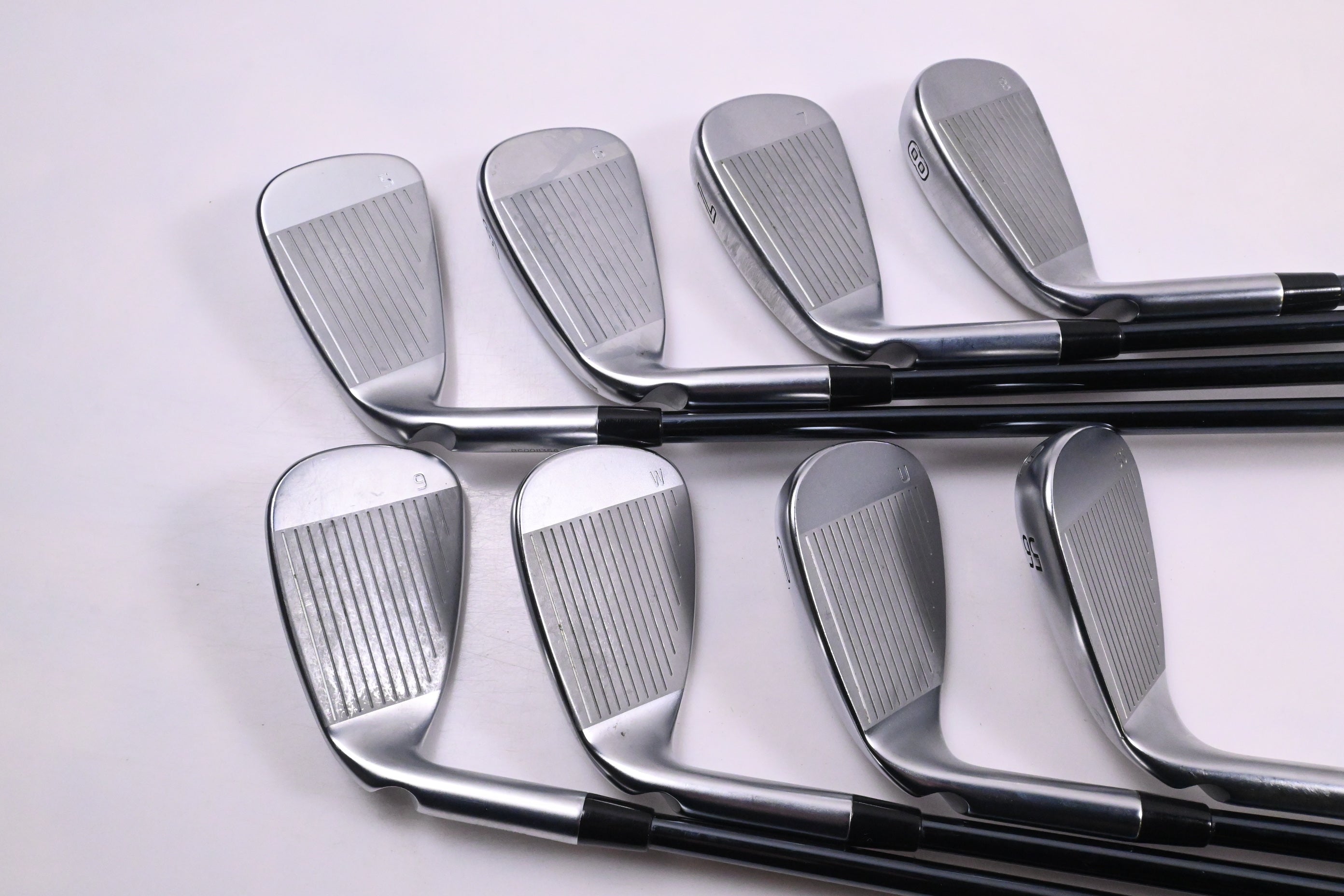 Ping G730 Irons / 5-PW+UW+56° / Black Dot / Senior Flex UST Recoil Dart 65