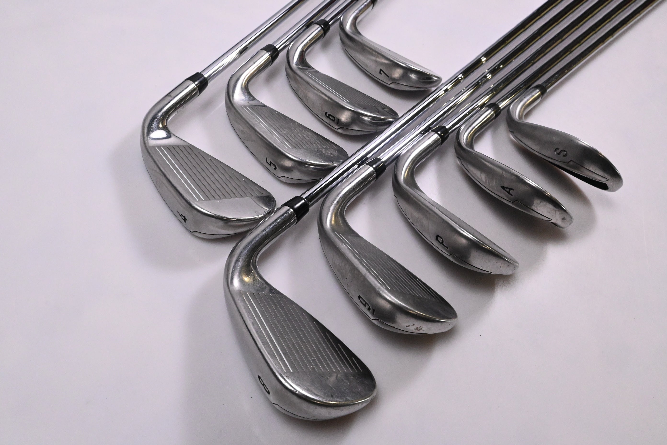 Left Hand Callaway XR Irons / 4-PW+AW+SW / Regular Flex Speed Step 80 Shafts