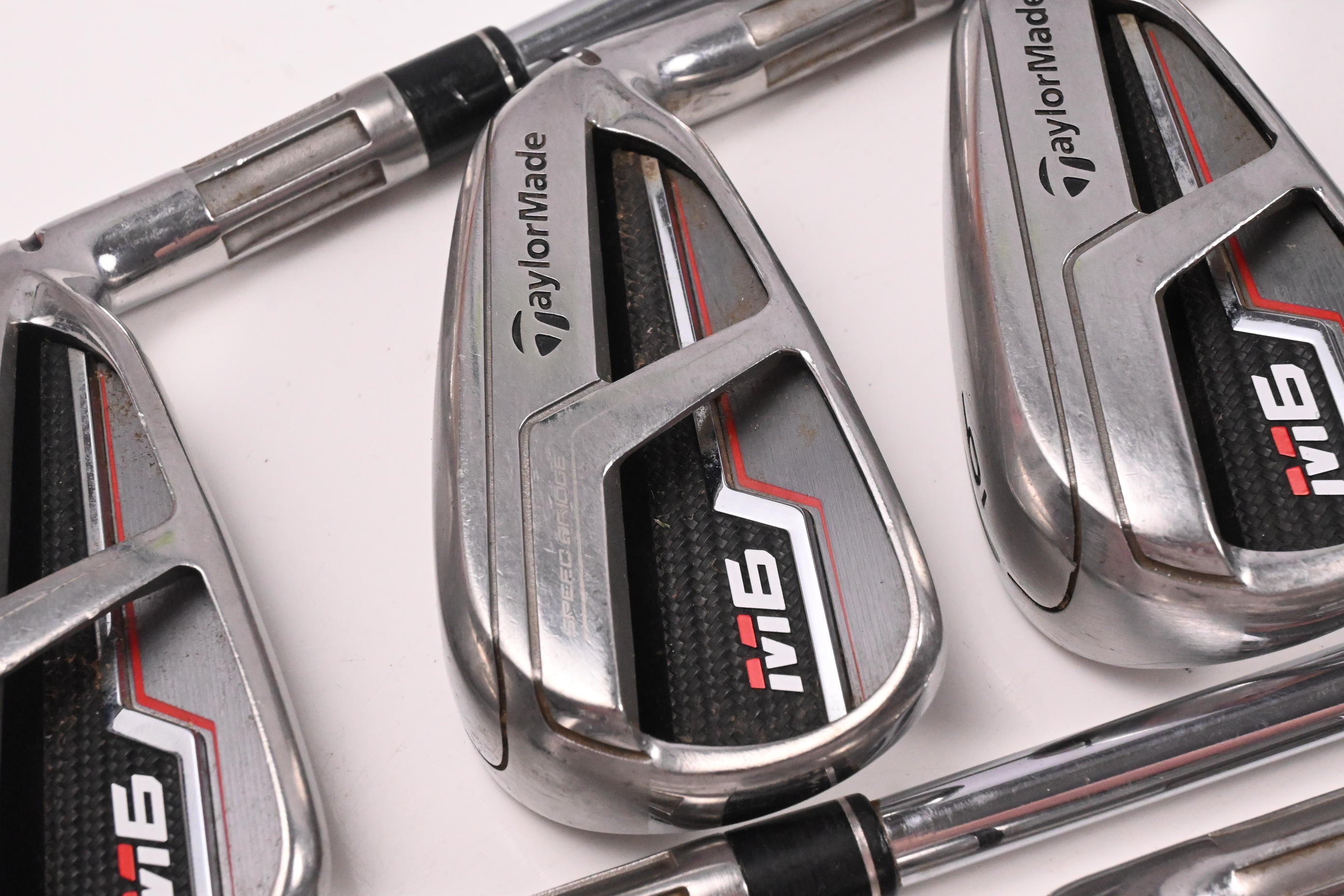 Taylormade M6 Irons / 4-PW+AW / Regular Flex KBS Max 85 Shafts