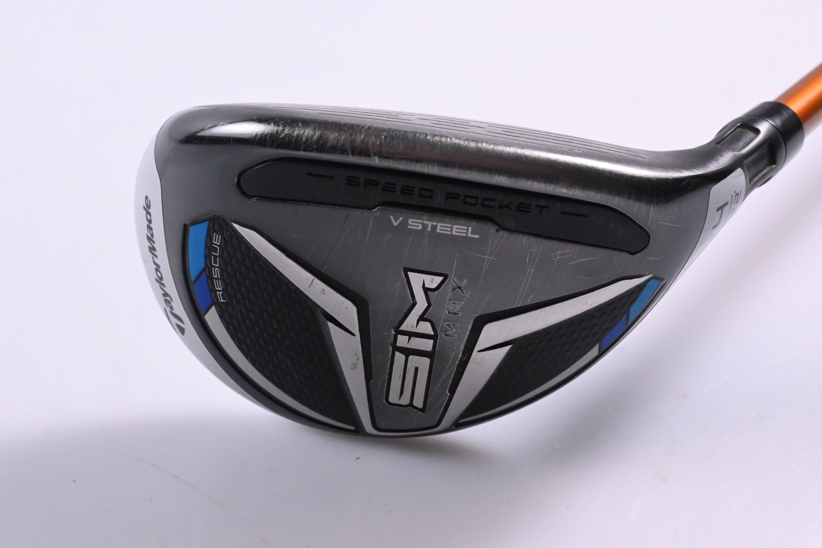 Taylormade SIM Max #4 Hybrid / 22 Degree / Stiff Flex Aldila NVS Orange 85 Shaft