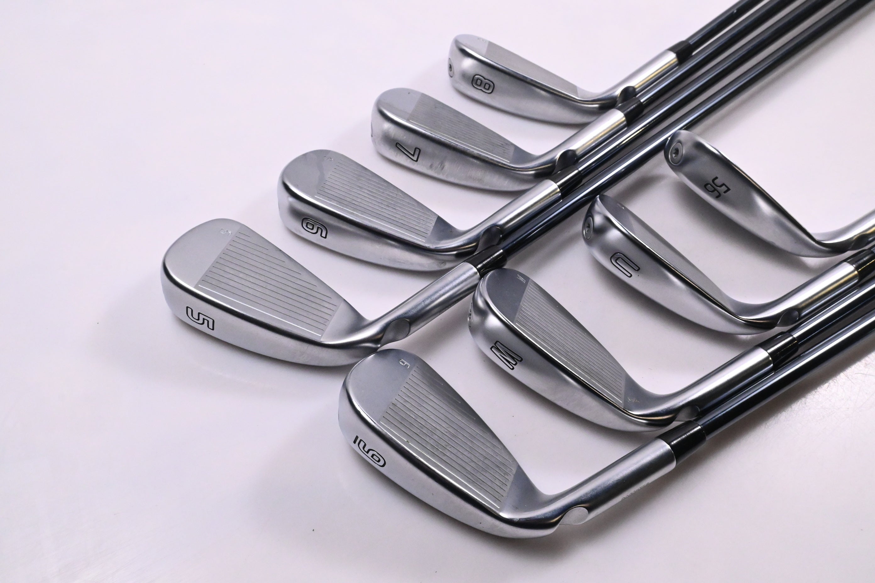 Ping G730 Irons / 5-PW+UW+56° / Black Dot / Senior Flex UST Recoil Dart 65