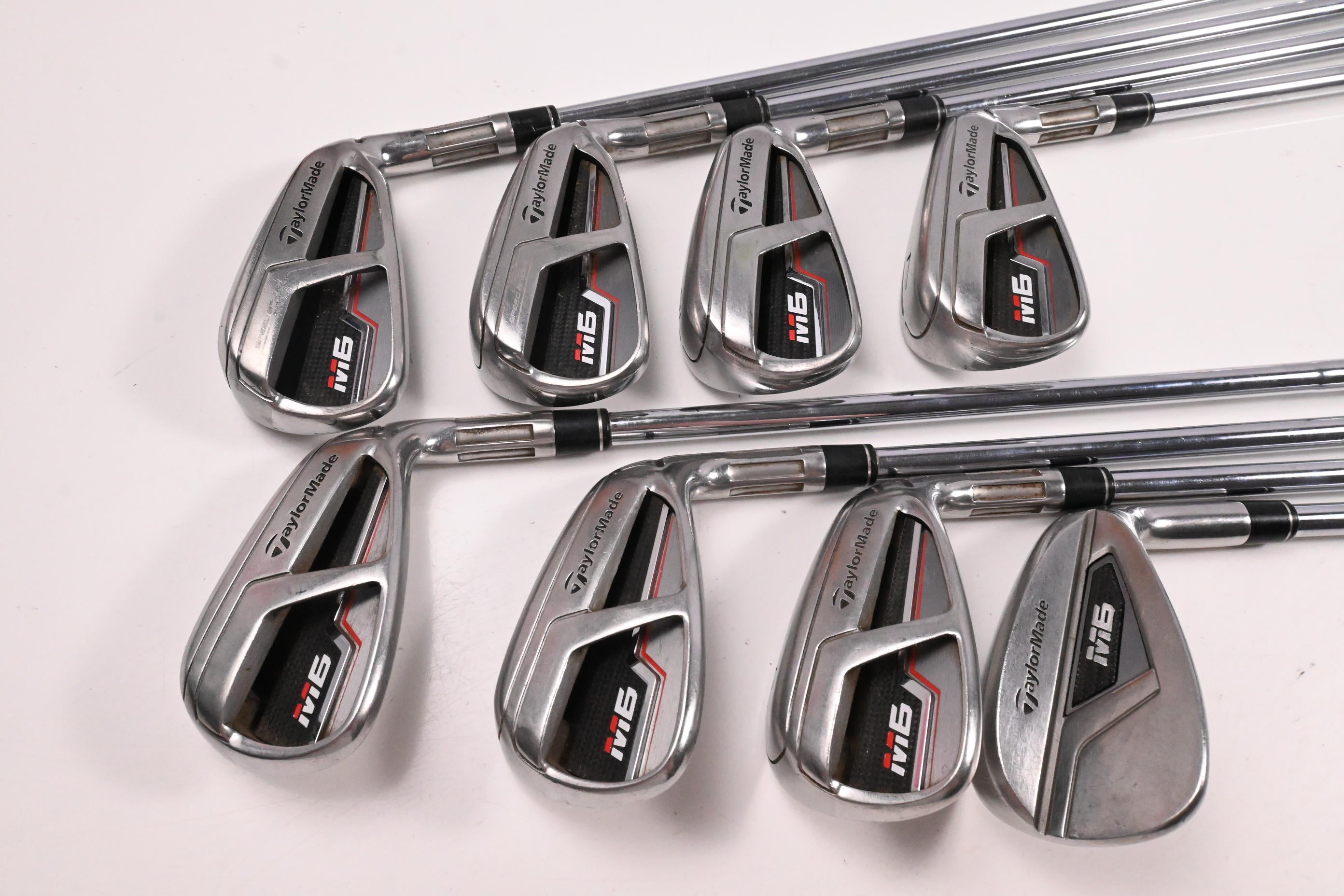 Taylormade M6 Irons / 4-PW+AW / Regular Flex KBS Max 85 Shafts