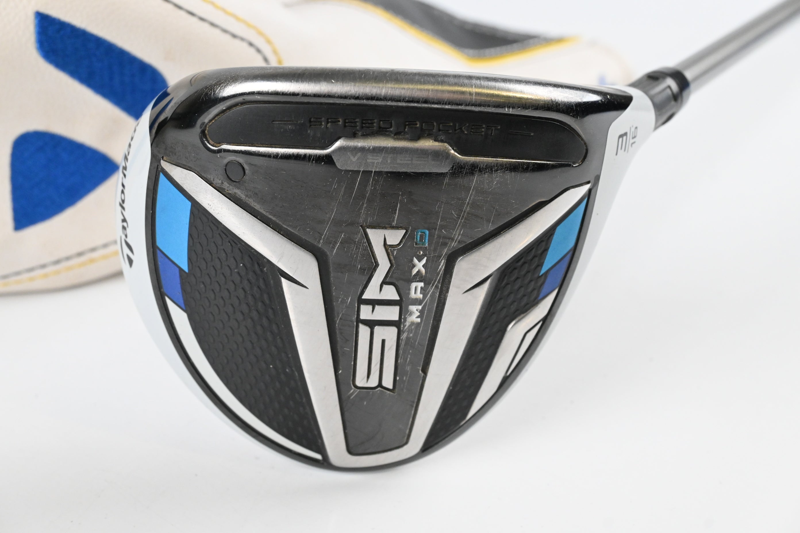 Taylormade SIM Max D #3 Wood / 16 Degree / Regular Flex Helium Blue 5 Shaft