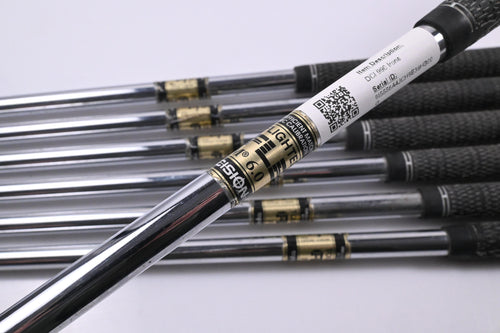 Titleist DCI 990 Irons / 3-8i+PW / Stiff Flex Rifle Precision Shafts / No 9 Iron