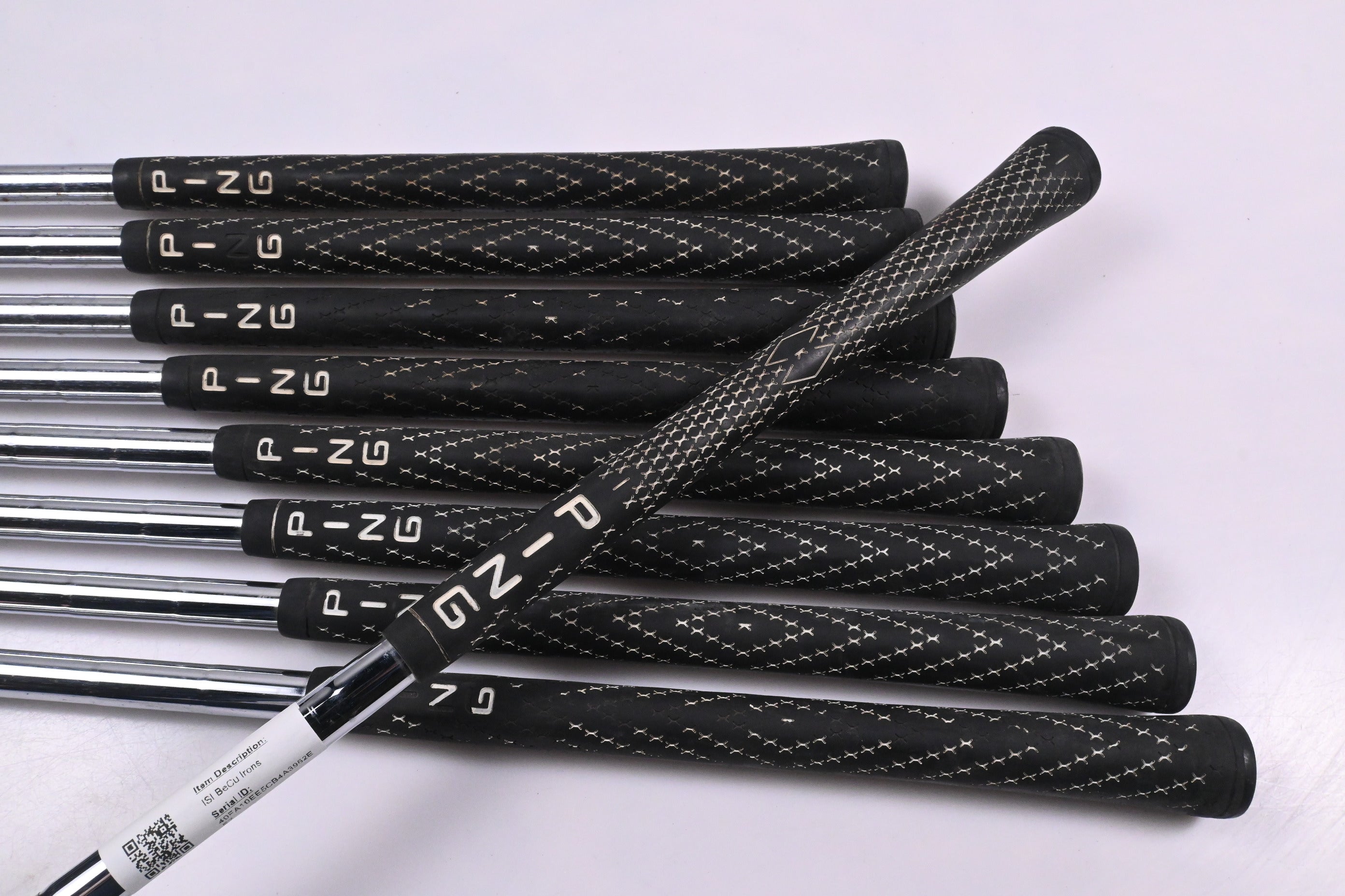 Ping ISI BeCu Irons / 2-PW / Black Dot / Stiff Flex Ping Cushin Z-Z65 Shafts