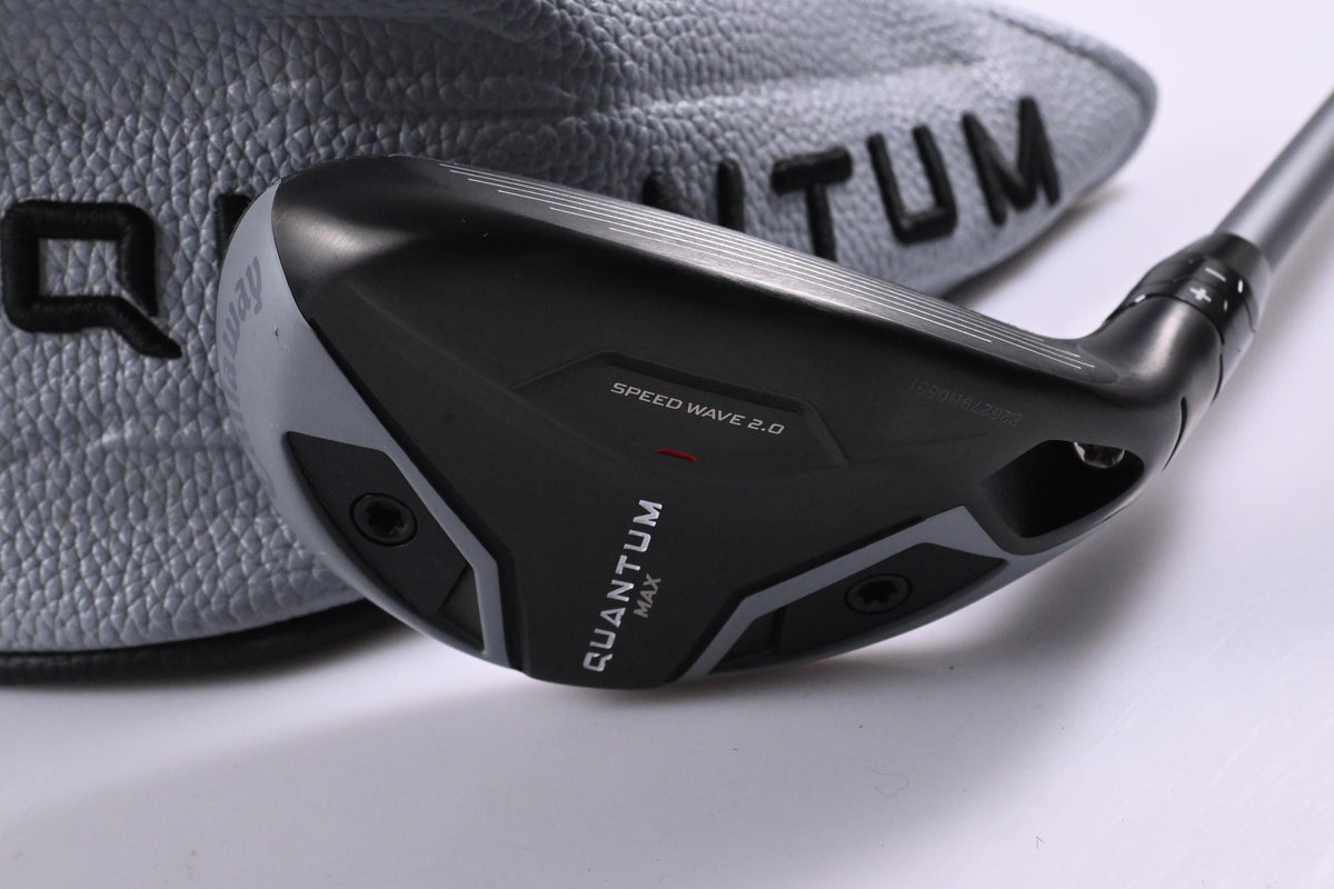 Callaway Quantum Max #5 Hybrid / 24 Degree / Regular Flex Denali Frost Silver 60