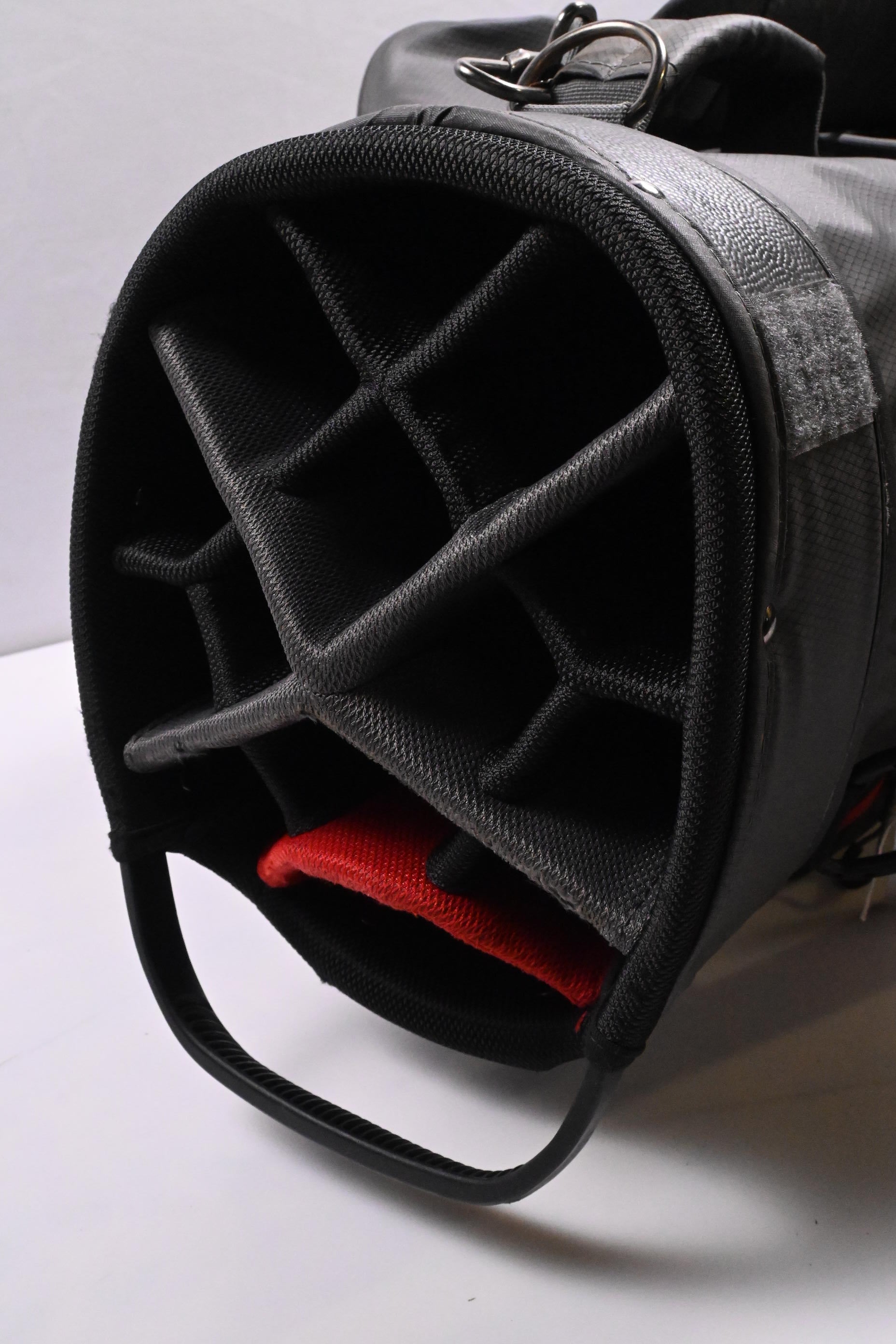 Motocaddy Dry Series Cart Bag / 14-Way Divider / Grey, Red