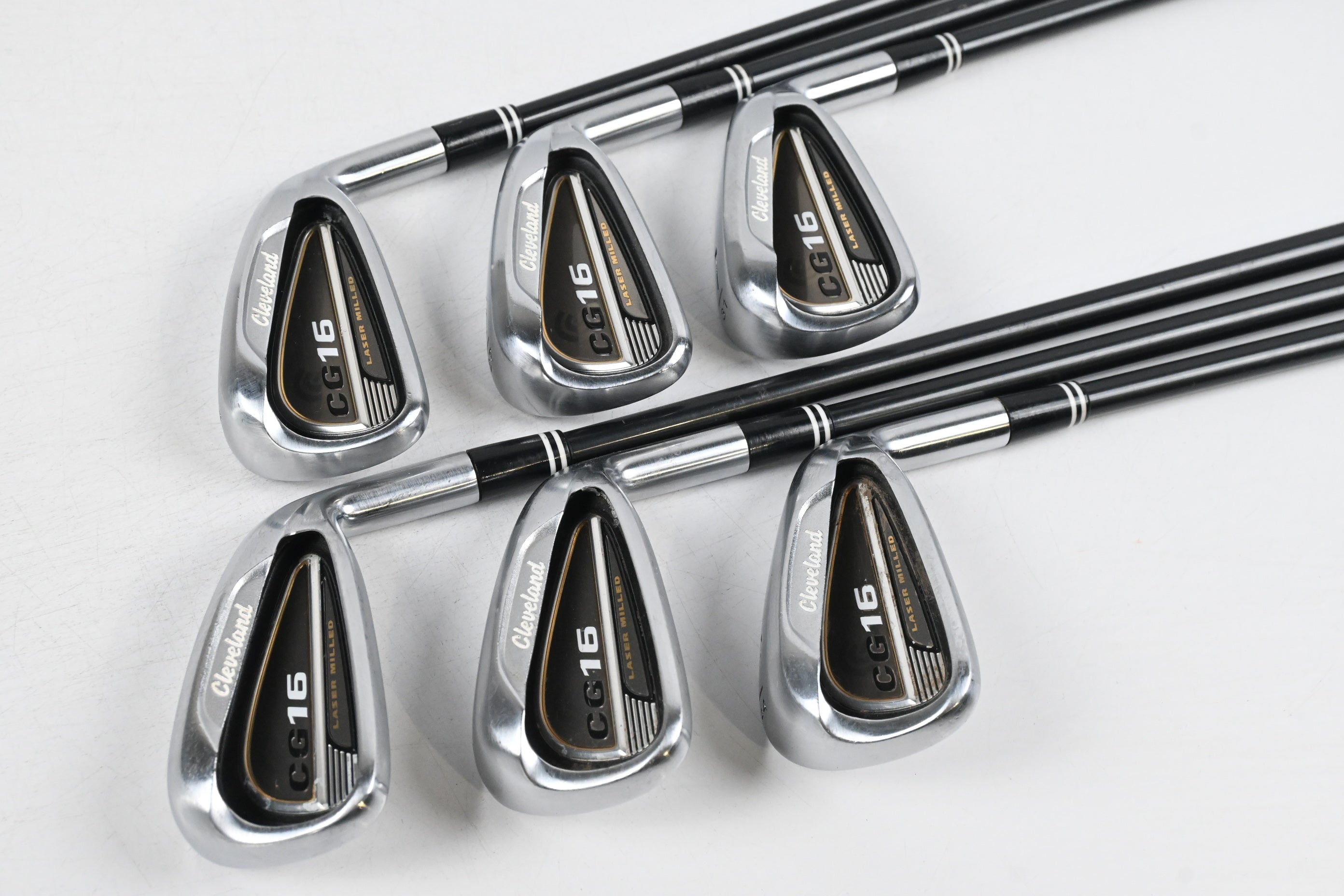 Cleveland CG16 Chrome Irons / 5-PW / Senior Flex Cleveland Action Lite 55 Shafts