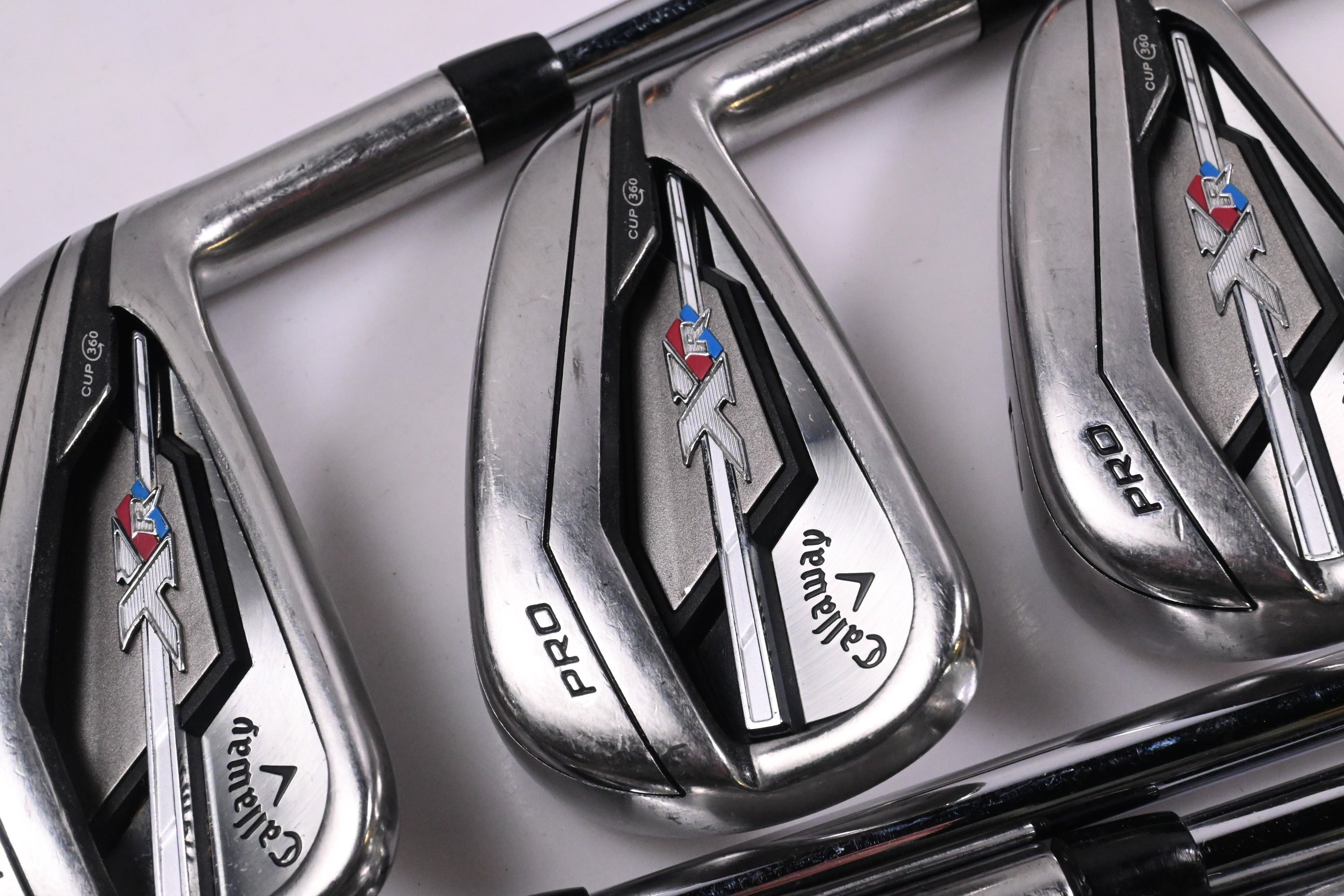 Callaway XR Pro Irons / 5-PW+AW / Stiff Flex KBS Tour-V 110 Shafts