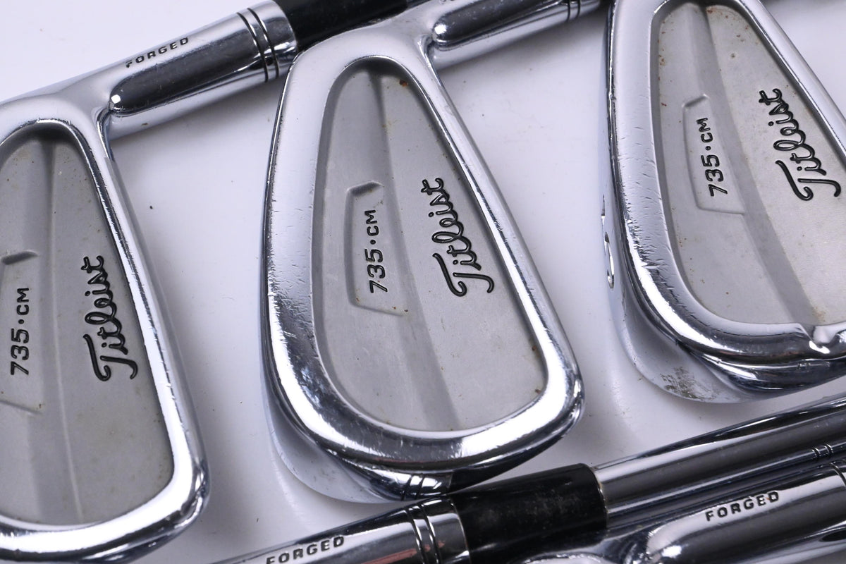 Titleist 735.CM Irons / 3-PW / Stiff Flex Dynamic Gold S300 Shafts