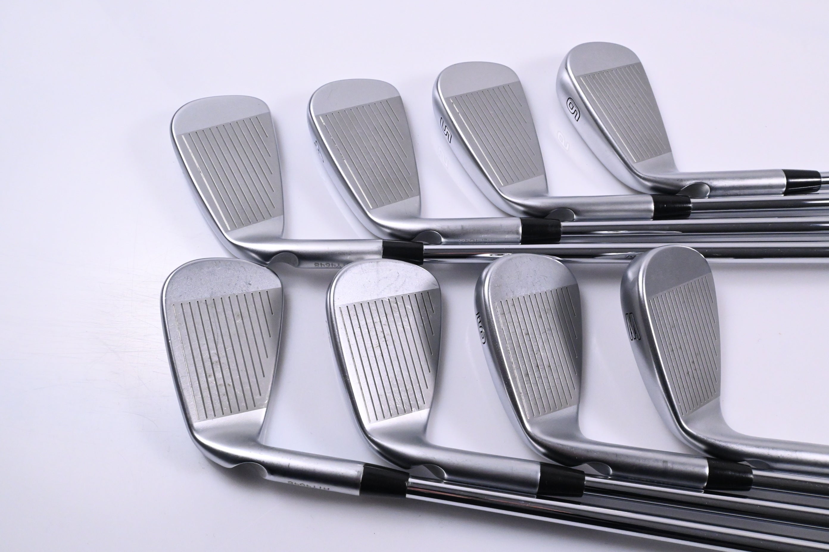 Ping i500 Irons / 3-PW / White Dot / Stiff Flex Project X Rifle Shafts