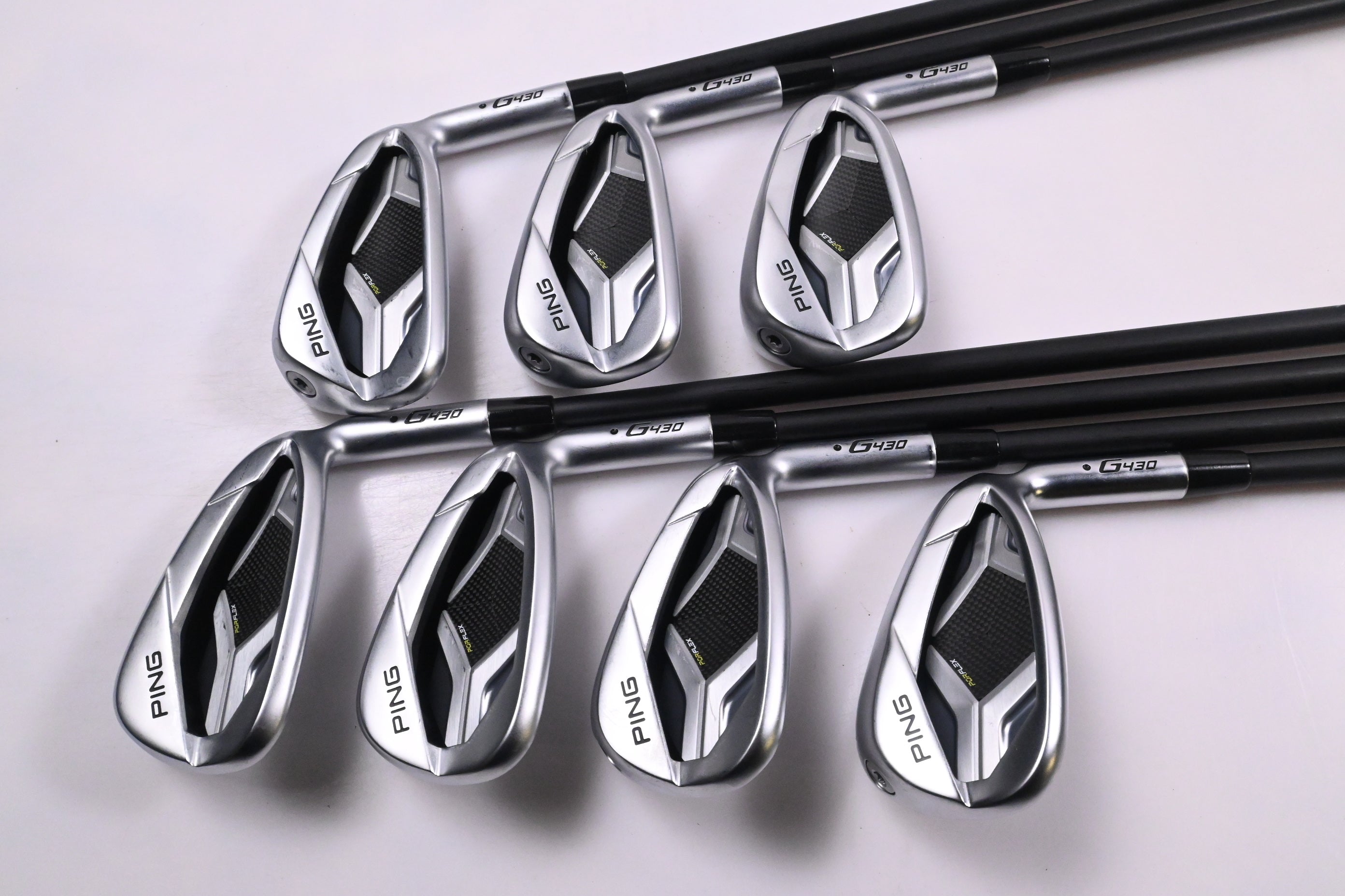 Ping G430 Irons / 6-PW+45°+50° / Black Dot / Regular Flex Ping ALTA CB Black AWT