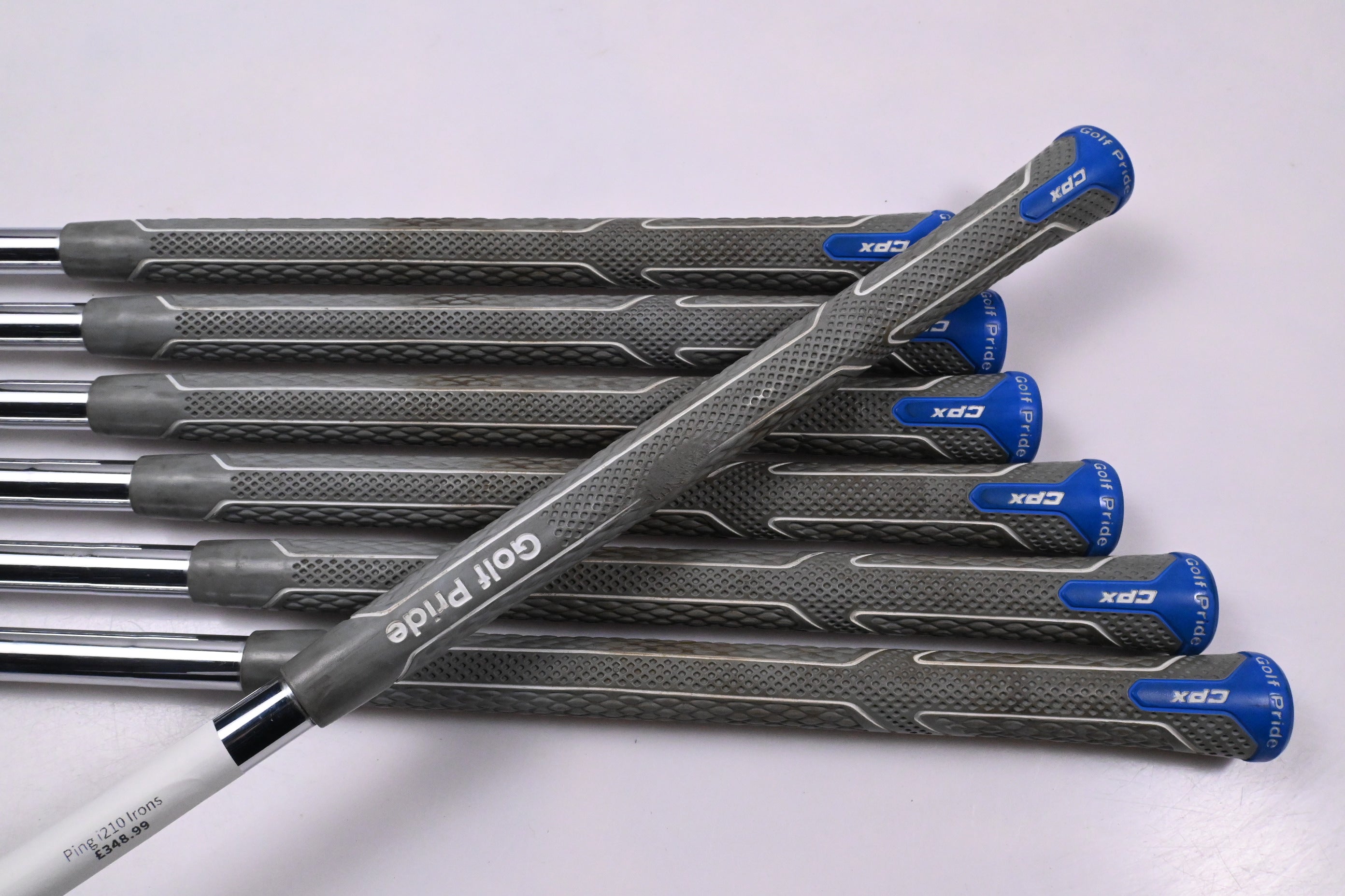 Ping i210 Irons / 4-PW / Black Dot / Stiff Flex Ping AWT 2.0 Shafts