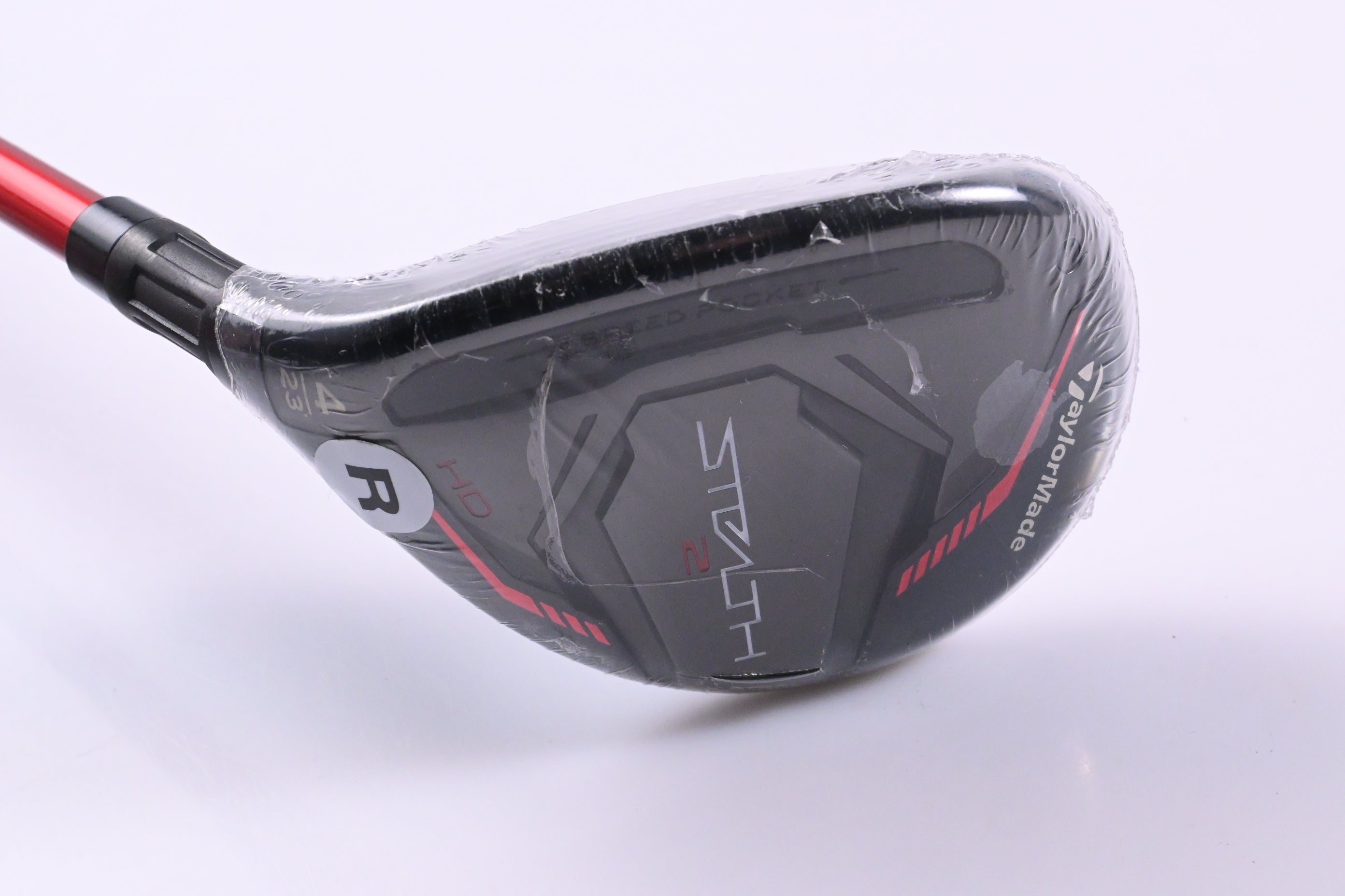 Left Hand Taylormade Stealth 2 #4 Hybrid / 23 Degree / Regular Flex Speeder NX
