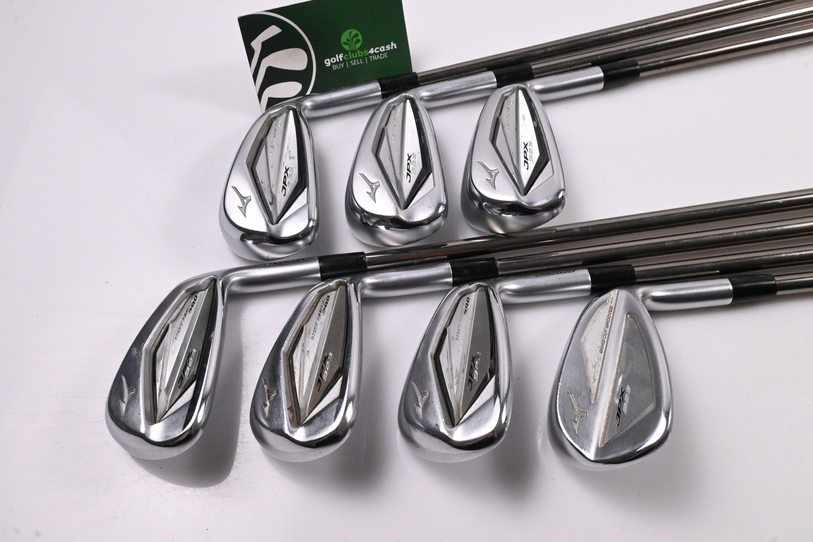 Mizuno JPX 923 Hot Metal HL Irons / 5-PW+GW / Regular Flex UST Recoil ESX 460