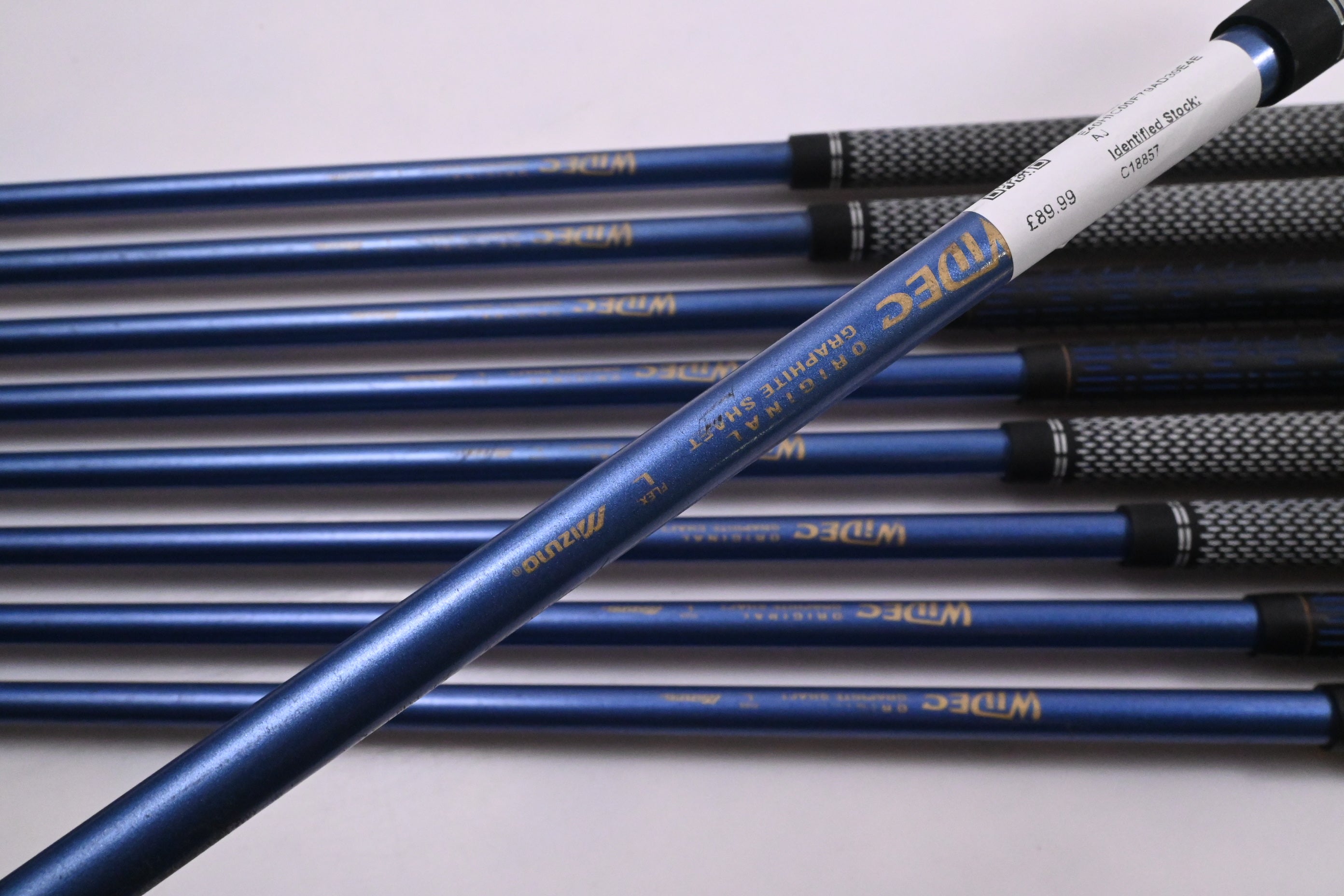 Ladies Mizuno Widec Irons / 3-PW+SW / Ladies Flex Mizuno Shafts
