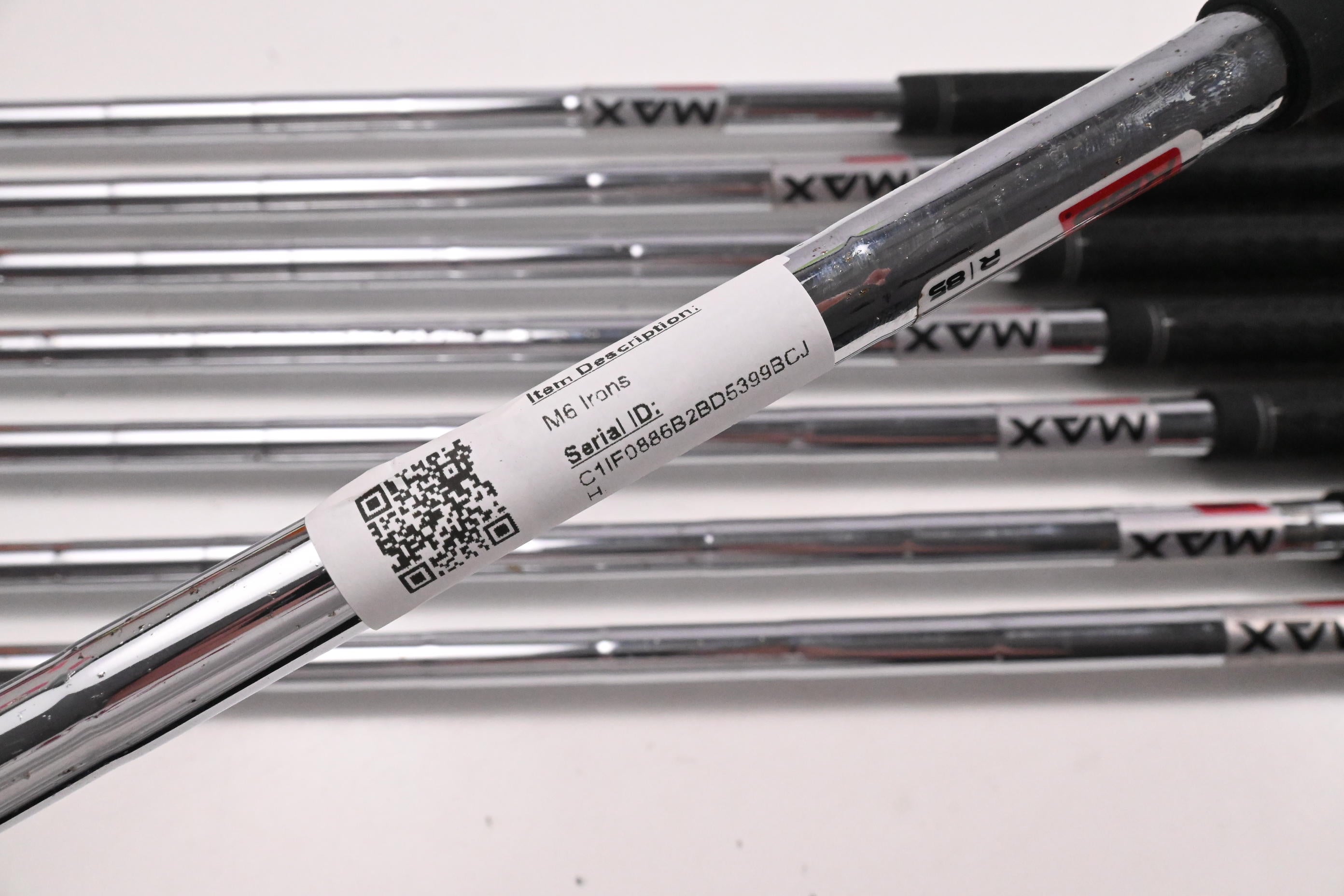 Taylormade M6 Irons / 4-PW+AW / Regular Flex KBS Max 85 Shafts