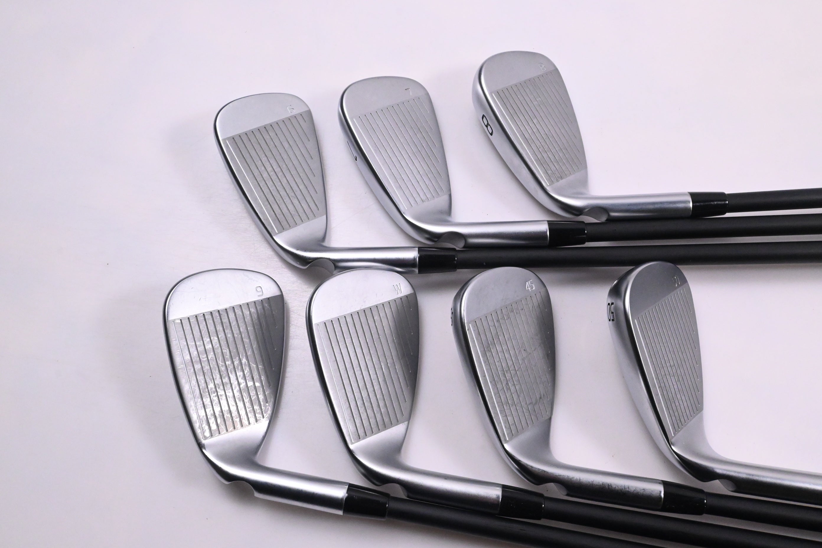 Ping G430 Irons / 6-PW+45°+50° / Black Dot / Regular Flex Ping ALTA CB Black AWT