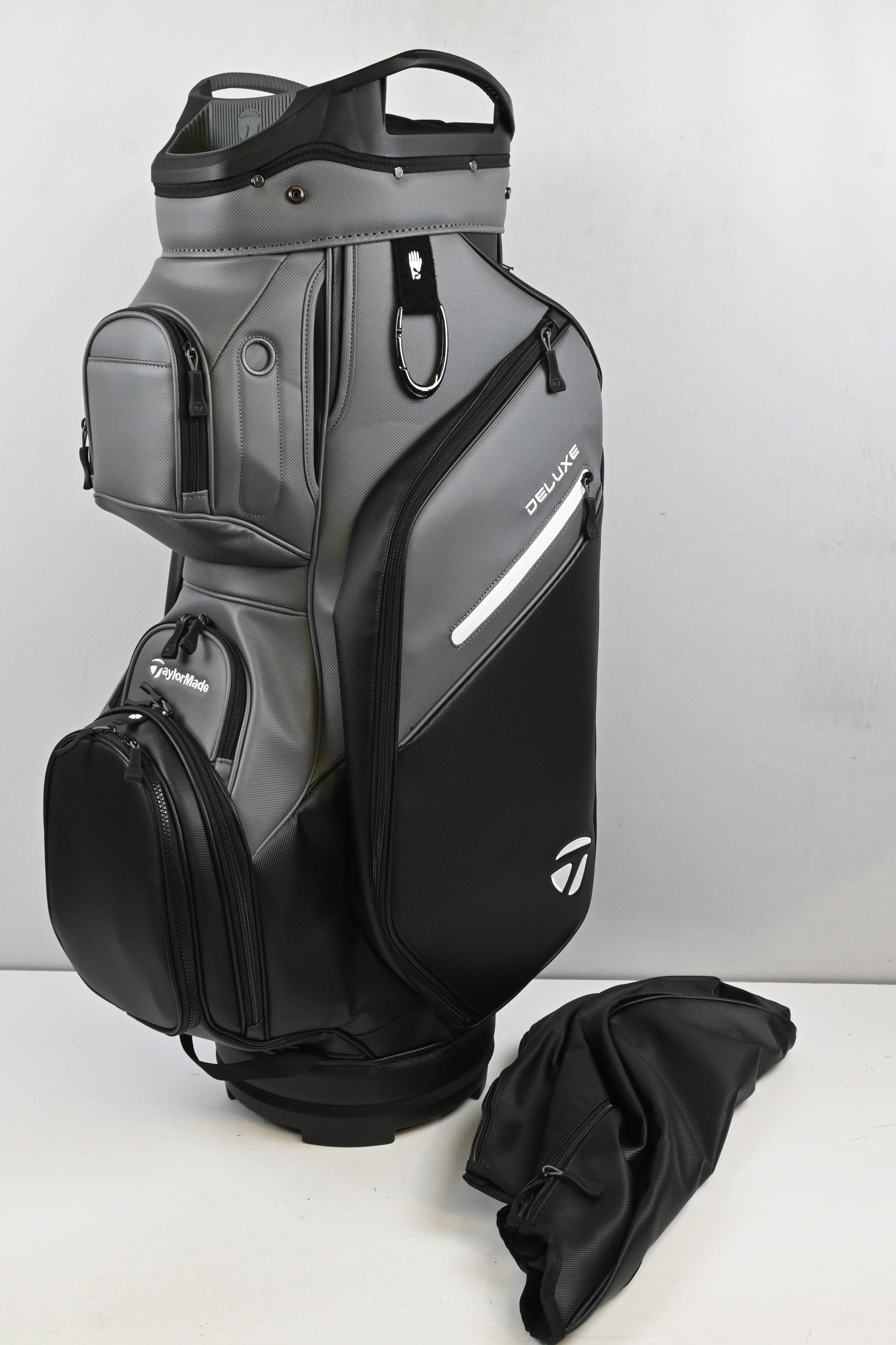Taylormade Deluxe Cart Bag / 14-Way Divider / Grey, Black