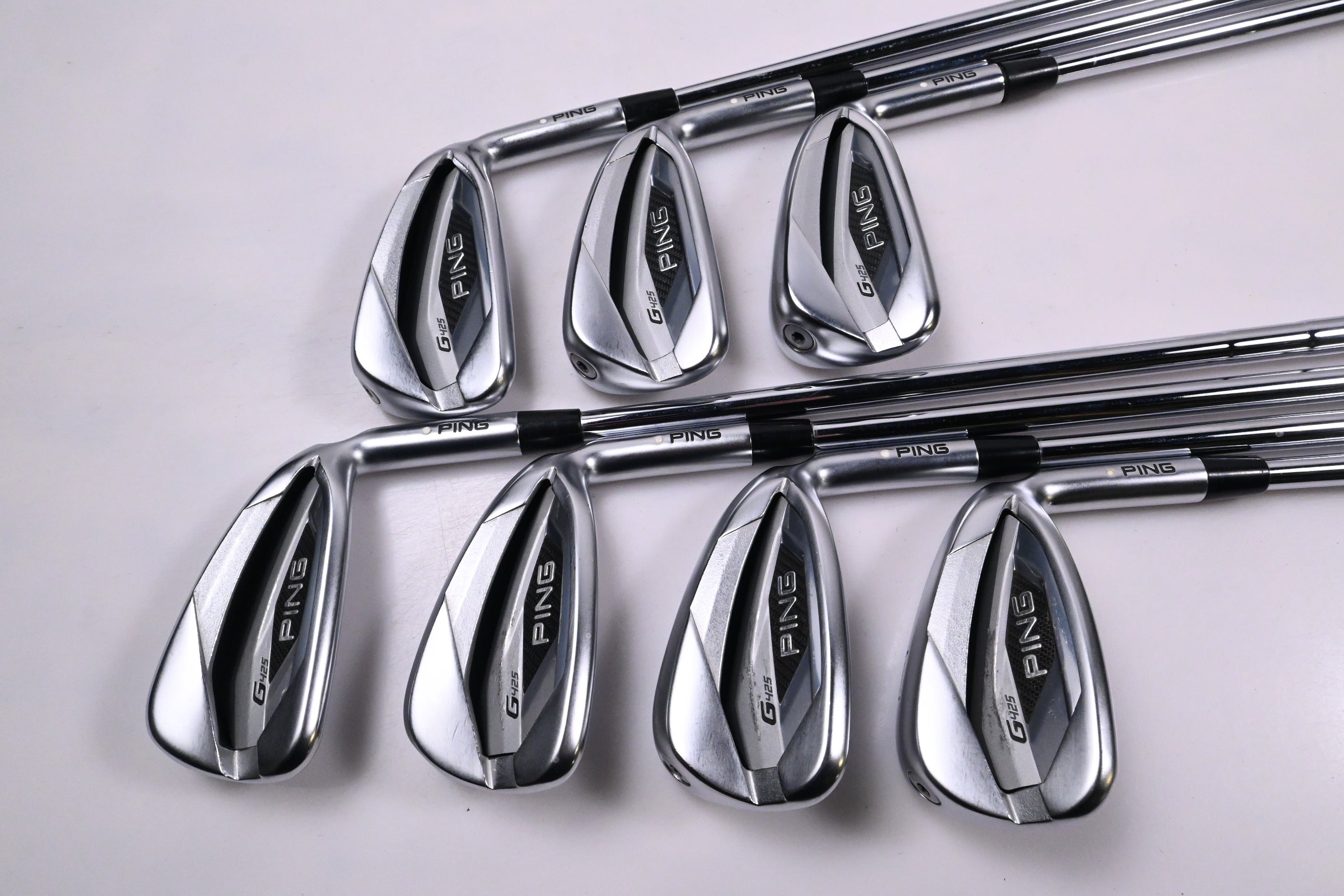 Ping G425 Irons / 4-PW / White Dot / Stiff Flex Dynamic Gold 105 S300 Shafts