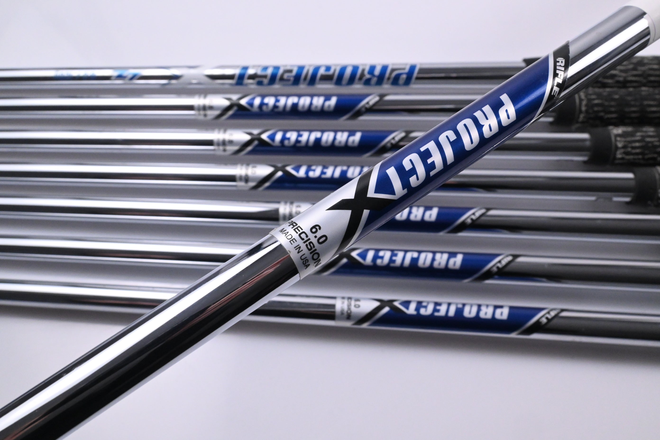 Ping i500 Irons / 3-PW / White Dot / Stiff Flex Project X Rifle Shafts
