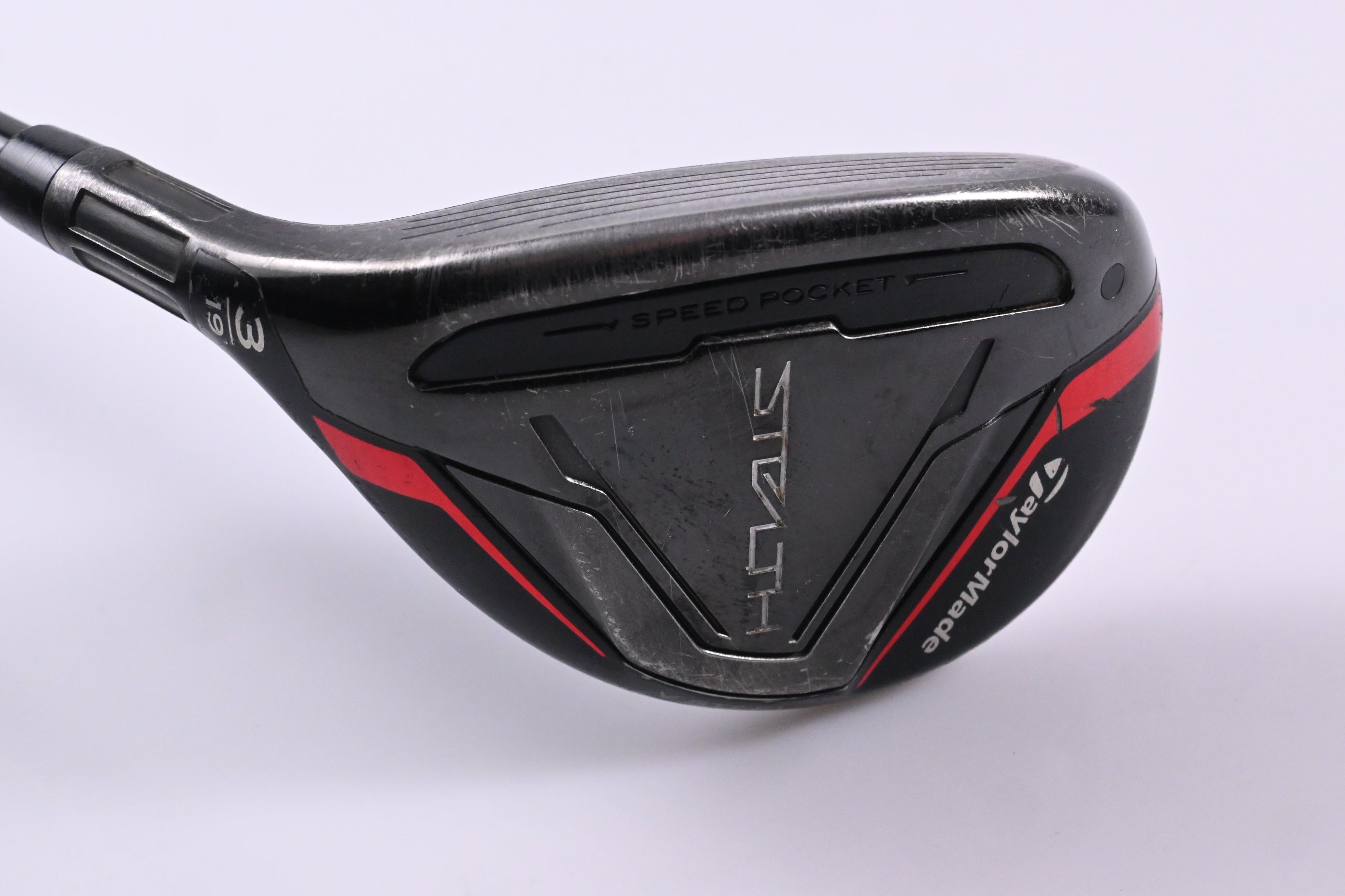 Left Hand Taylormade Stealth #3 Hybrid / 19 Degree / Stiff Flex Ventus Red 7