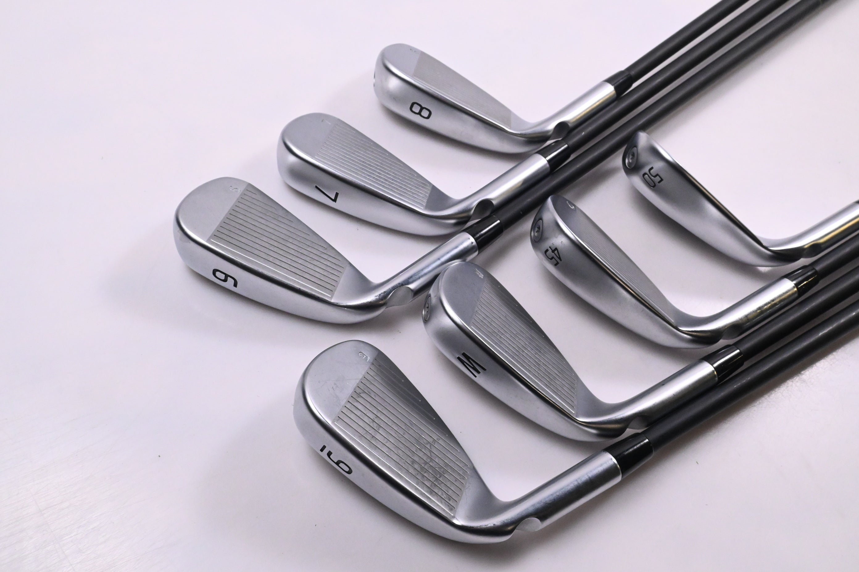 Ping G430 Irons / 6-PW+45°+50° / Black Dot / Regular Flex Ping ALTA CB Black AWT