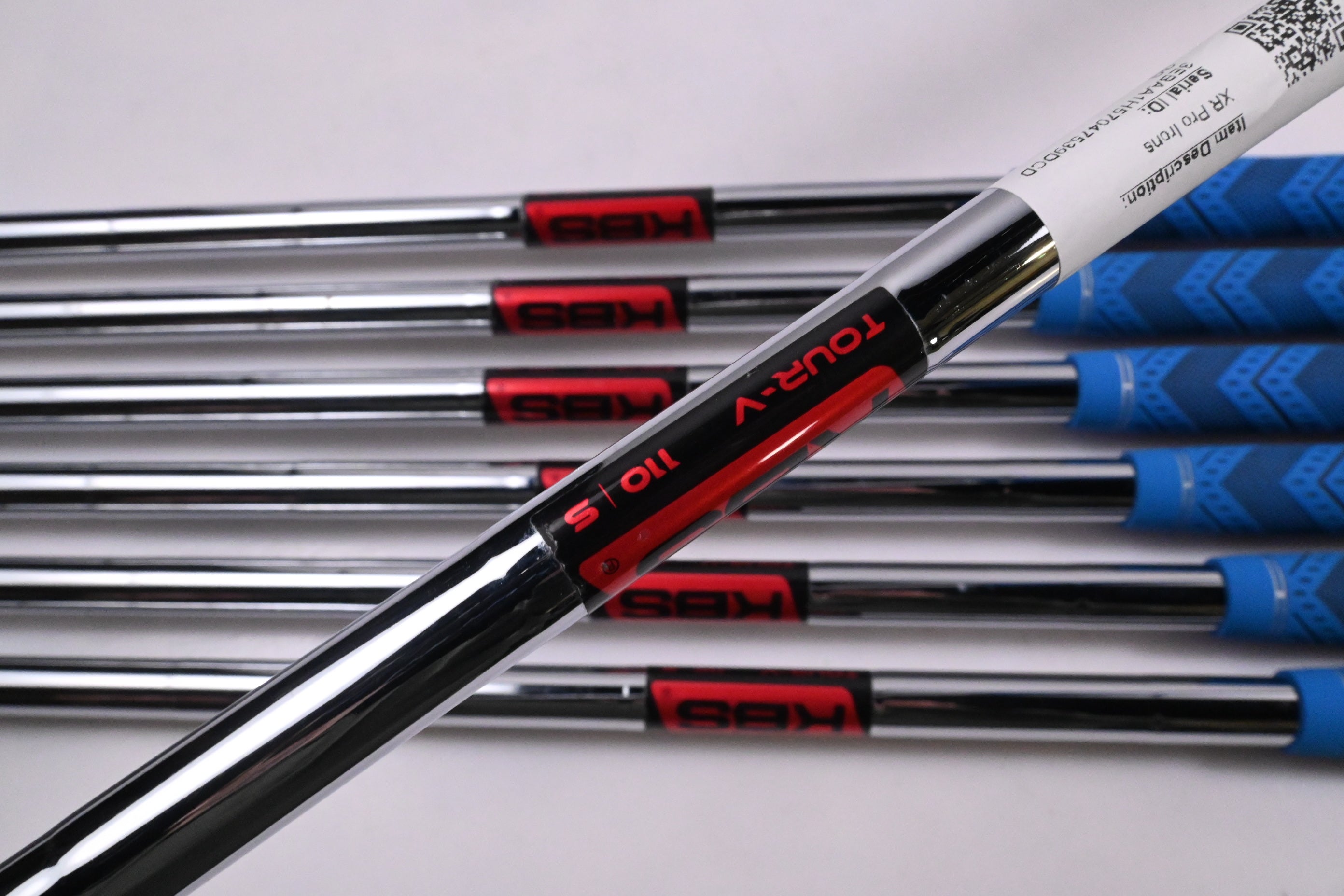 Callaway XR Pro Irons / 5-PW+AW / Stiff Flex KBS Tour-V 110 Shafts