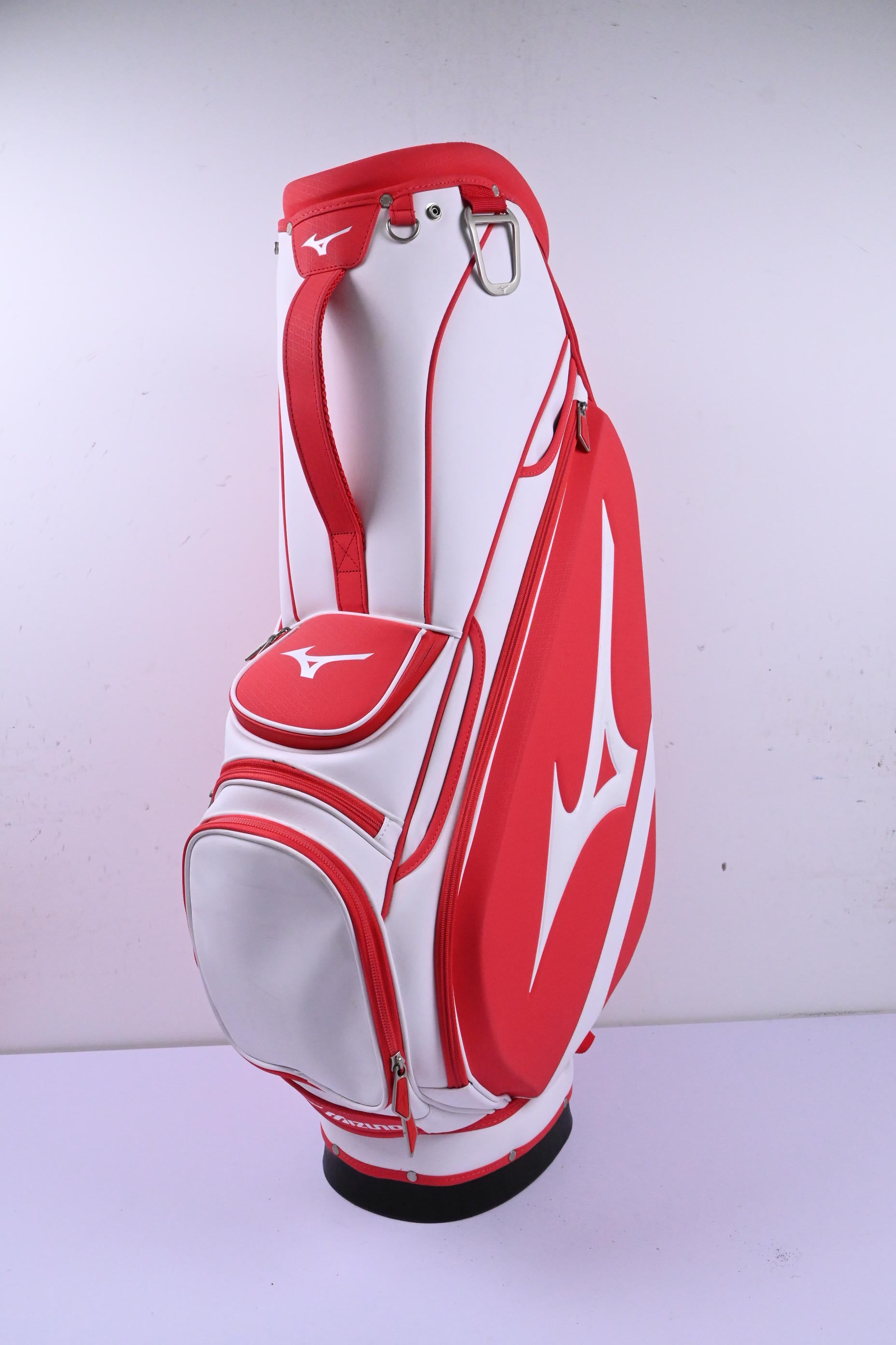 Mizuno Cart Bag / 5-Way Divider / Red & White