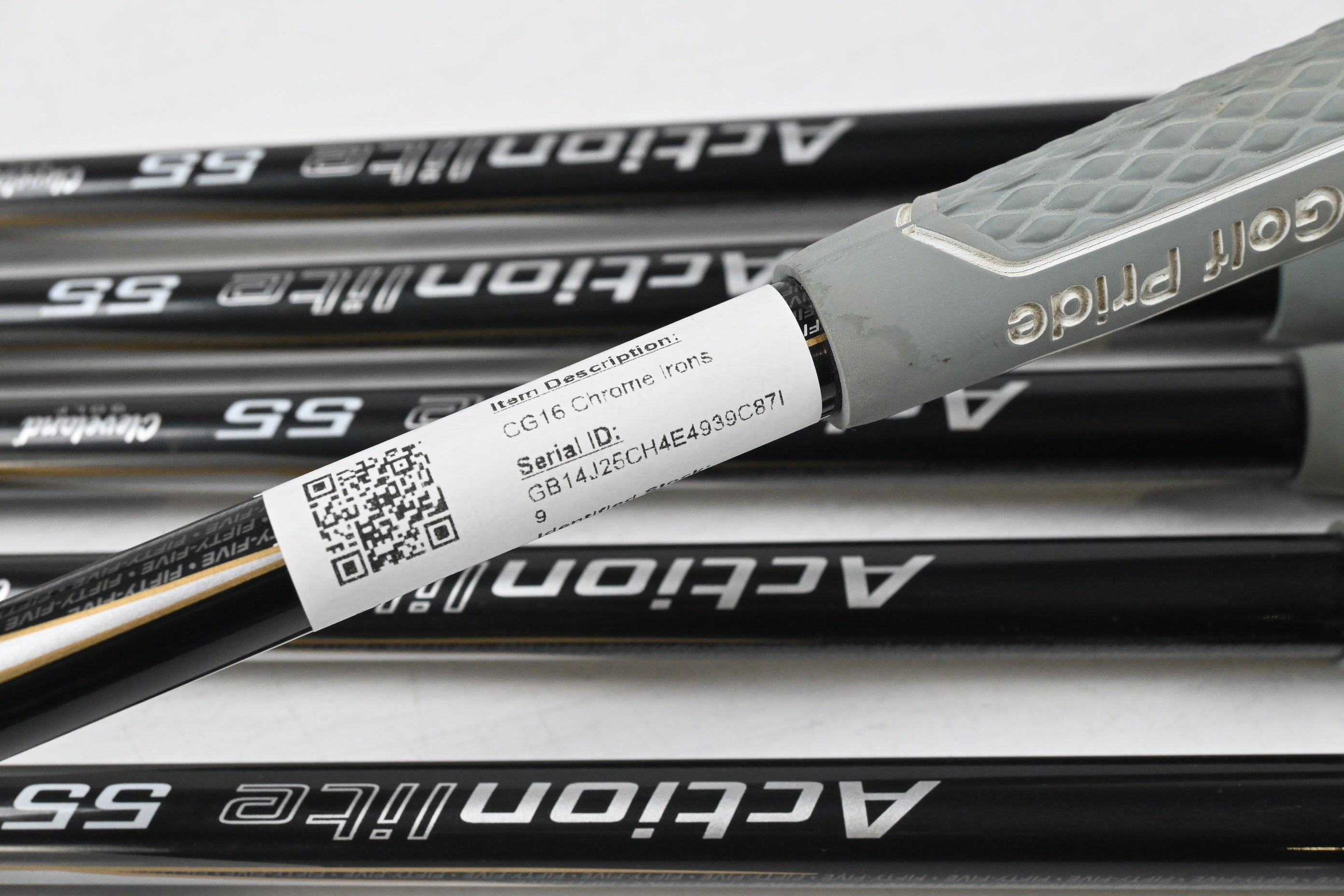 Cleveland CG16 Chrome Irons / 5-PW / Senior Flex Cleveland Action Lite 55 Shafts