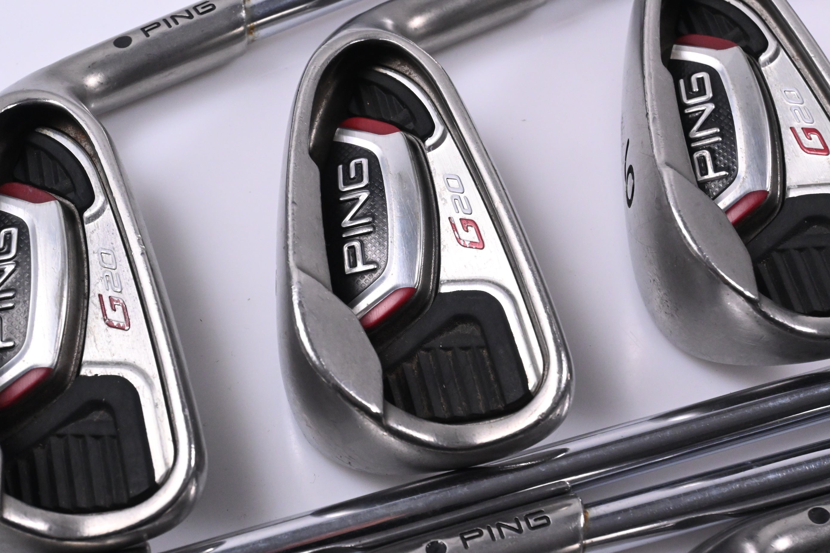Ping G20 Irons / 4-PW / Black Dot / Regular Flex Ping CFS Shafts