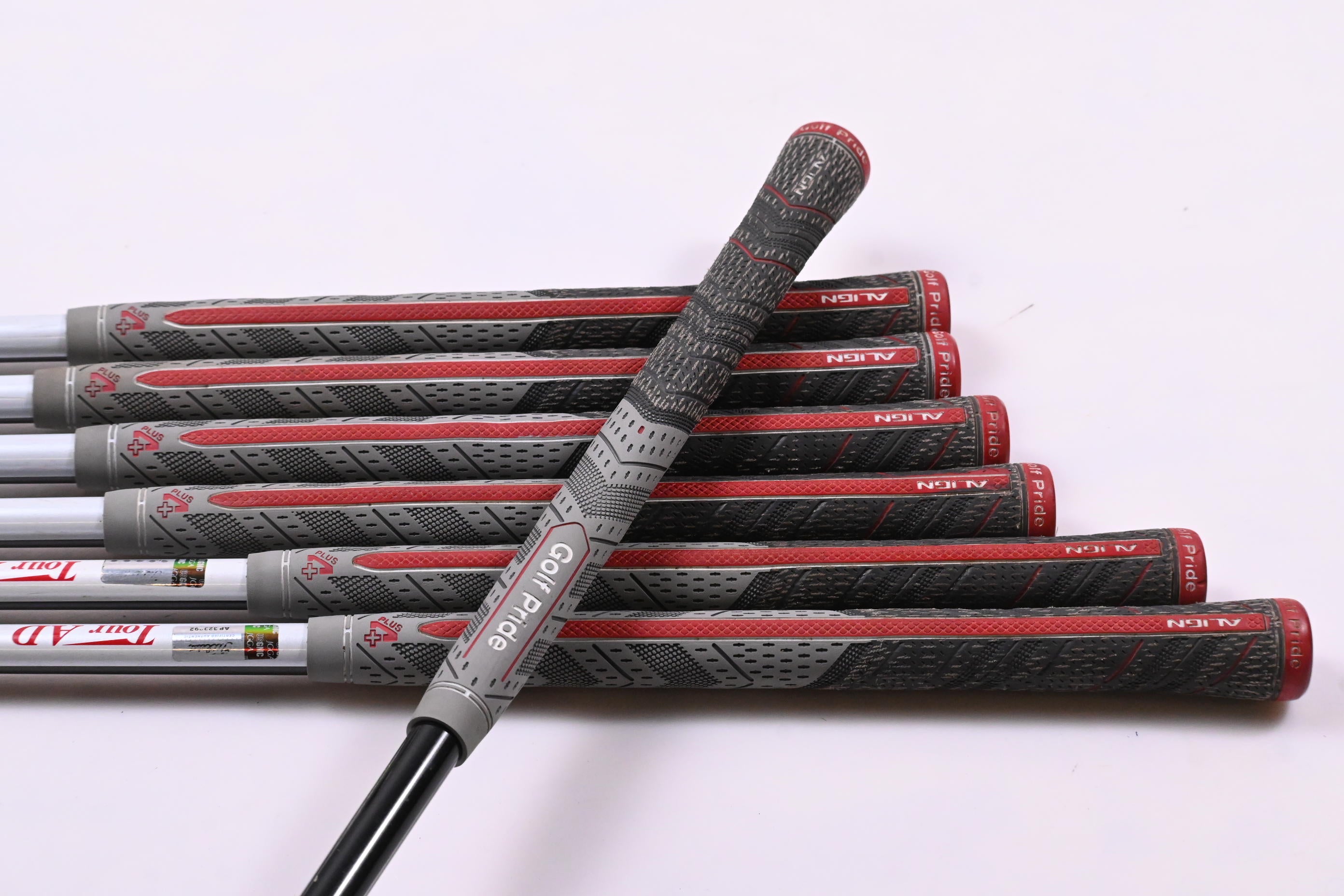 Titleist 712 AP1 Irons / 3-PW+W / Senior Flex Tour AD 65 Shafts / No 4 or 7 Iron