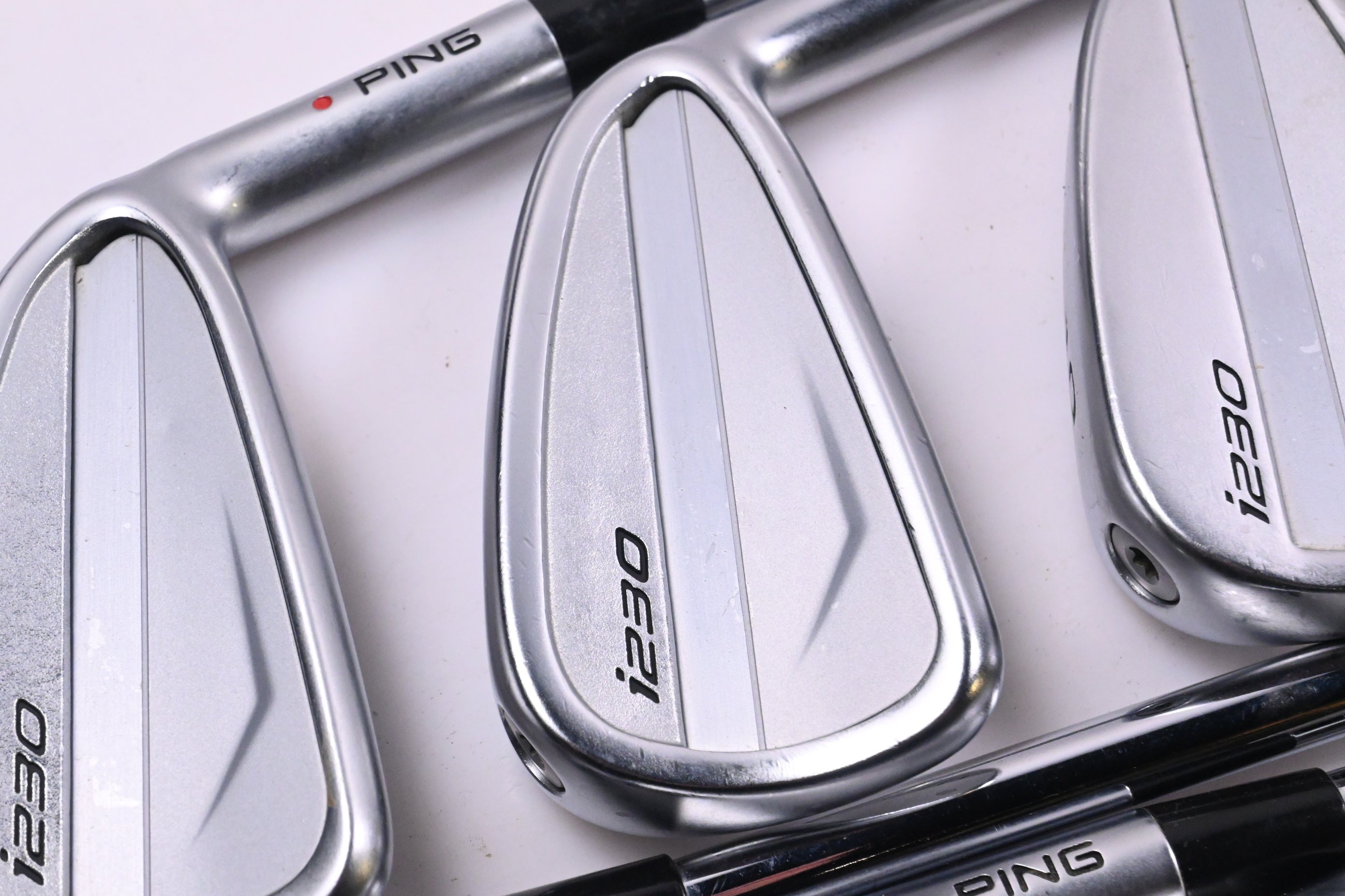 Ping i230 Irons / 4-PW / Red Dot / X-Flex KBS $-Taper 130 Shafts