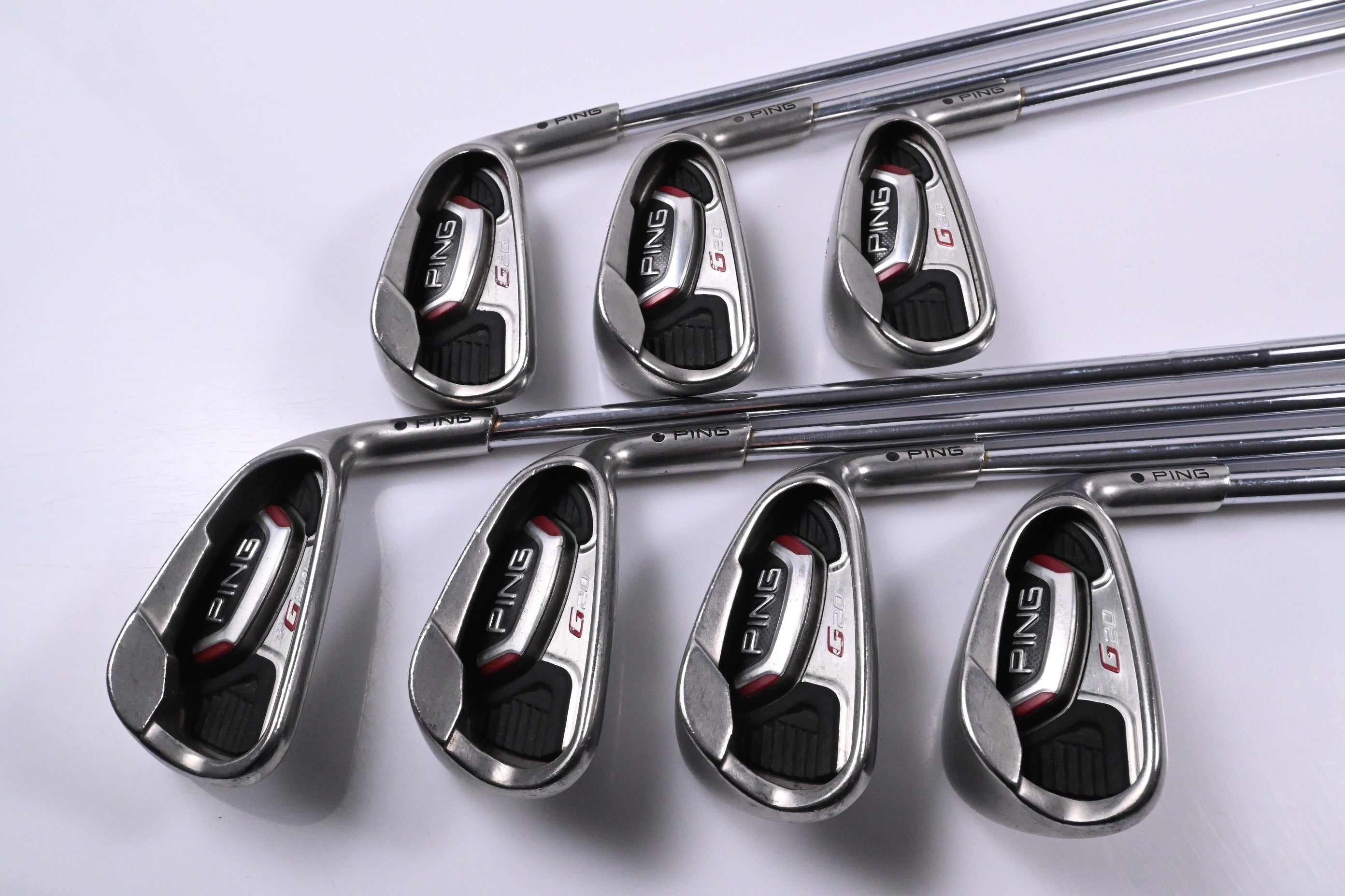 Ping G20 Irons / 4-PW / Black Dot / Regular Flex Ping CFS Shafts