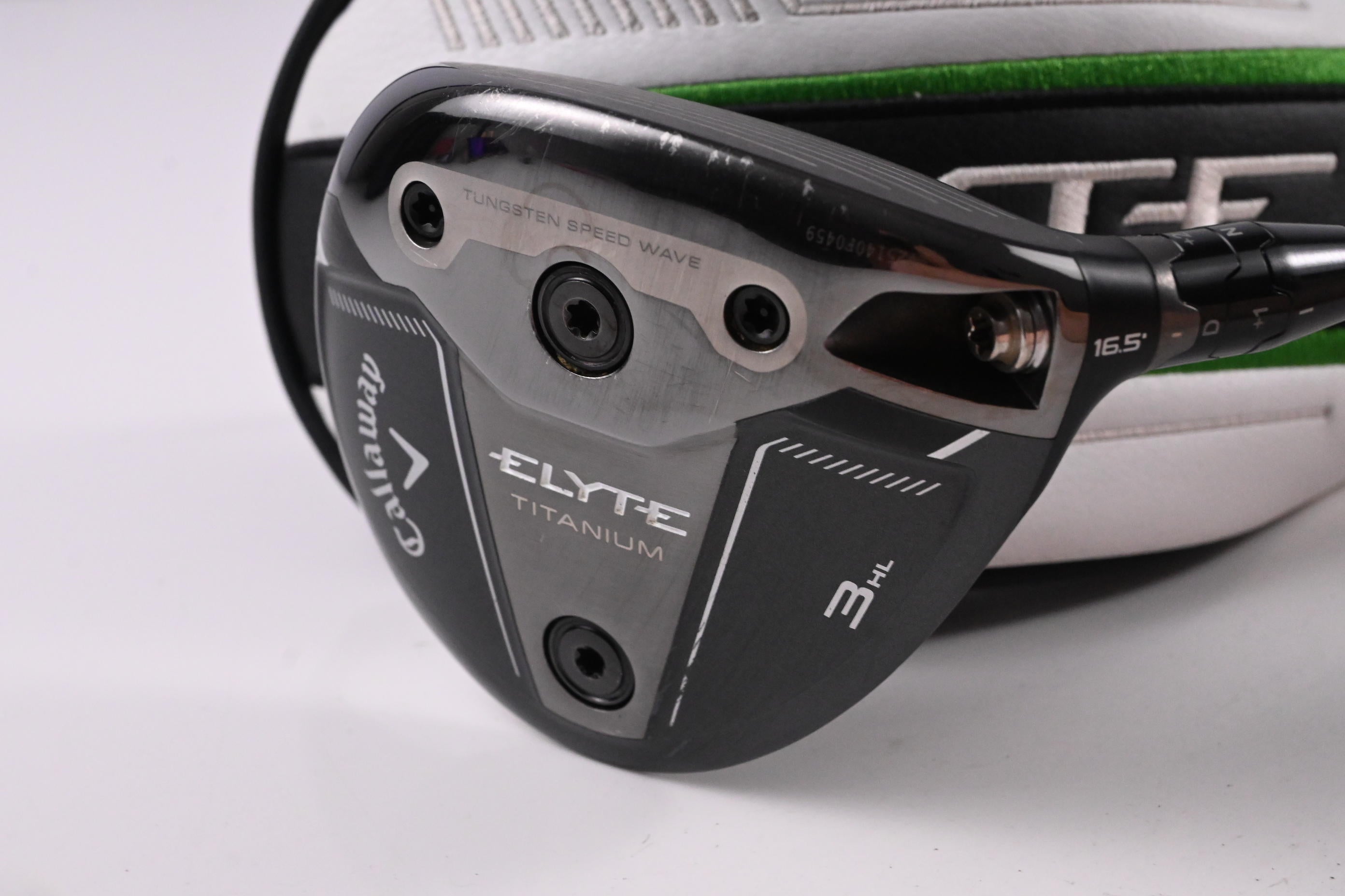 Callaway Elyte Ti #3HL Wood / 16.5 Degree / Stiff Flex Denali Charcoal 70 Shaft