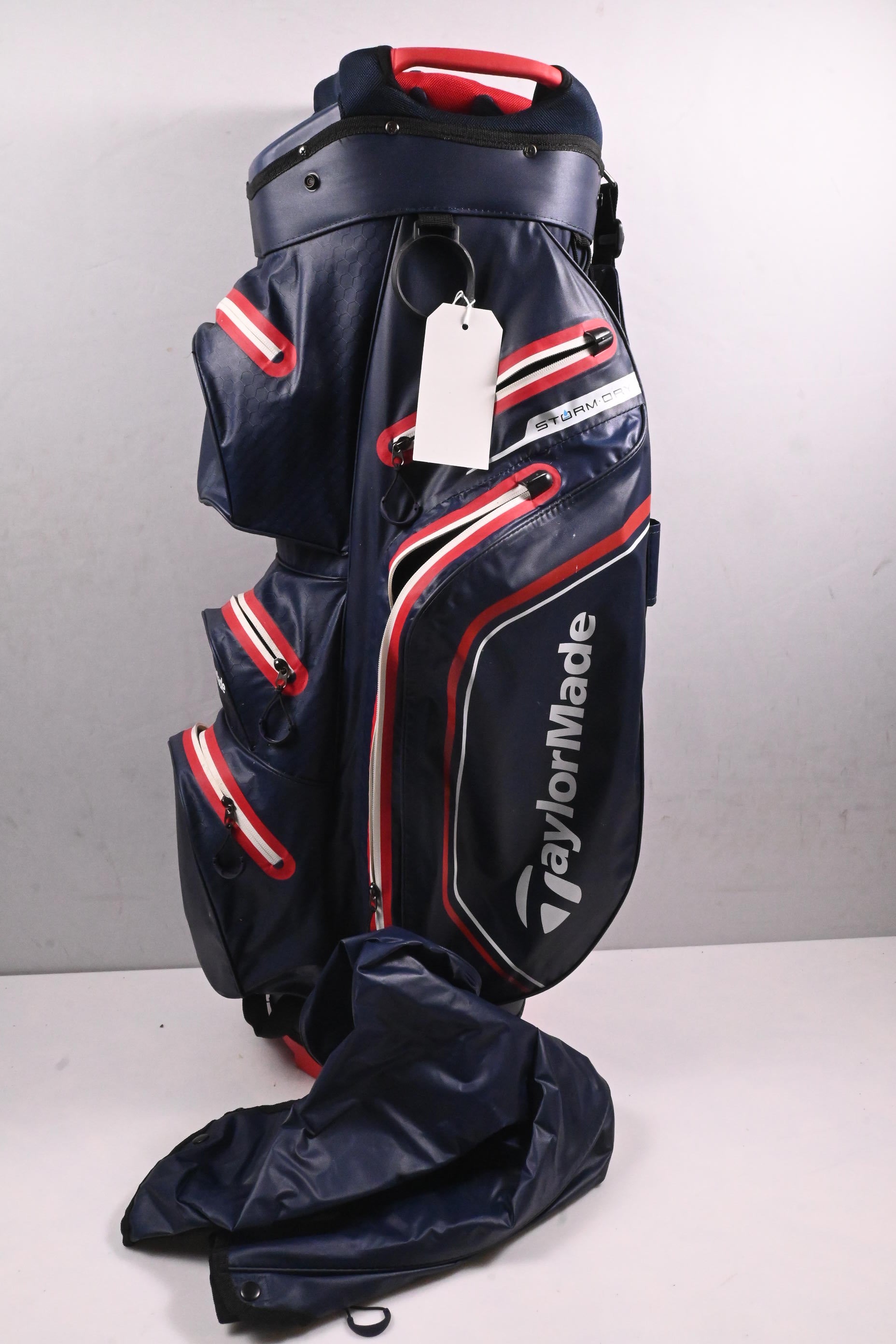 Taylormade Storm Dry Cart Bag / 14-Way Divider / Navy, Red