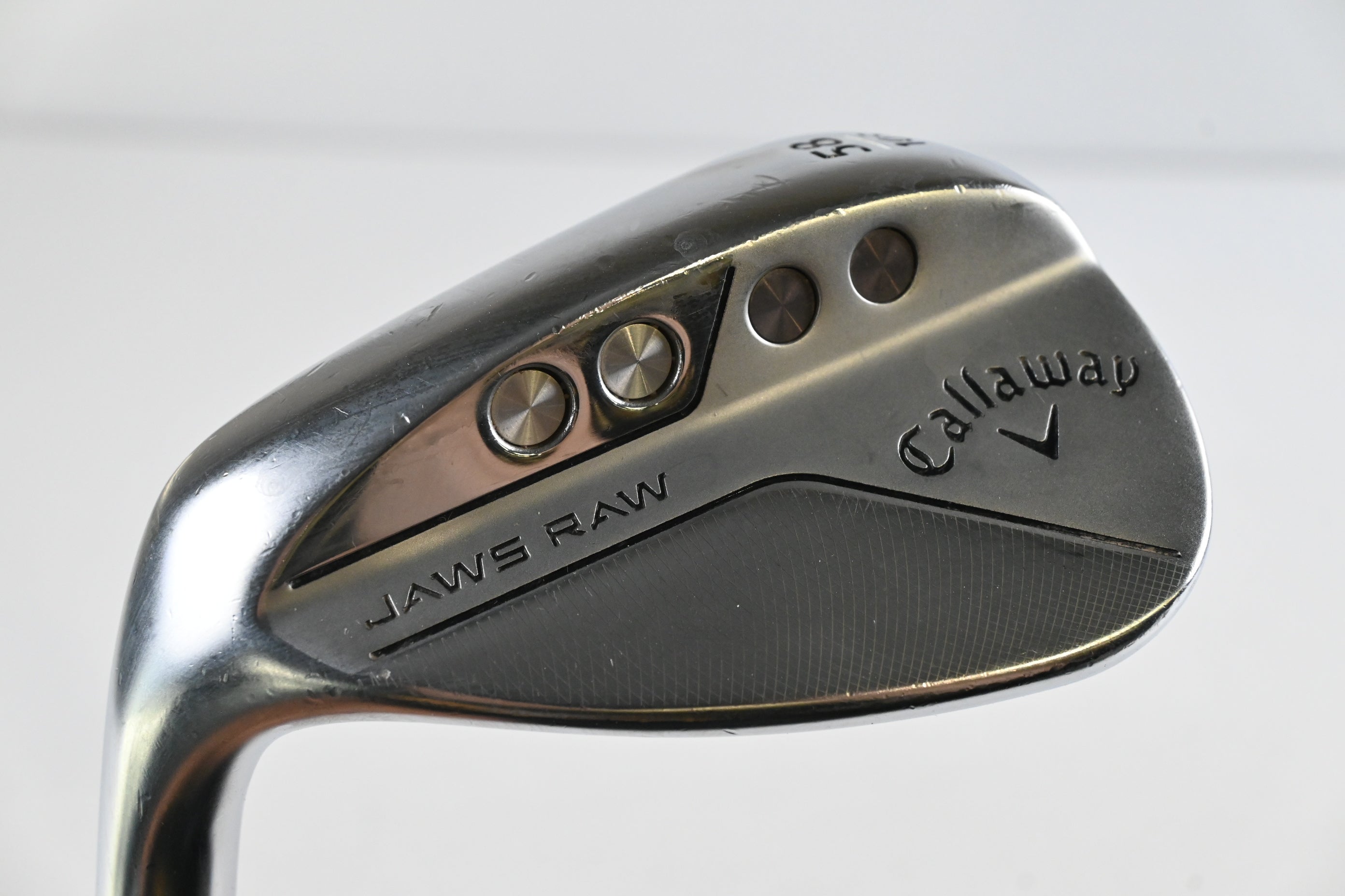 Left Hand Callaway Jaws Raw Lob Wedge / 58 Degree / Wedge Flex Dynamic Gold
