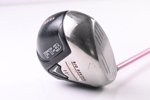Ladies Callaway Big Bertha FT-3 Fusion Driver / 11 Degree / Ladies Flex Aldila NV 55