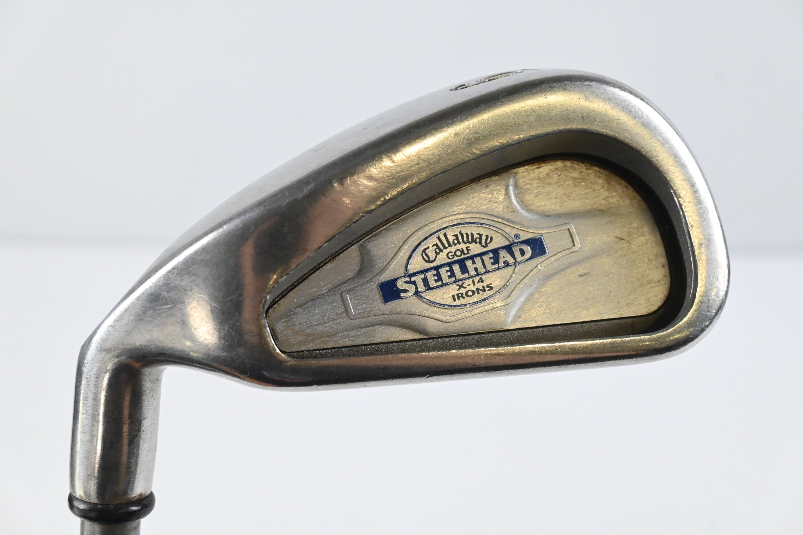 Left Hand Callaway X-14 #6 Iron / Regular Flex Steelhead X-14 Shaft