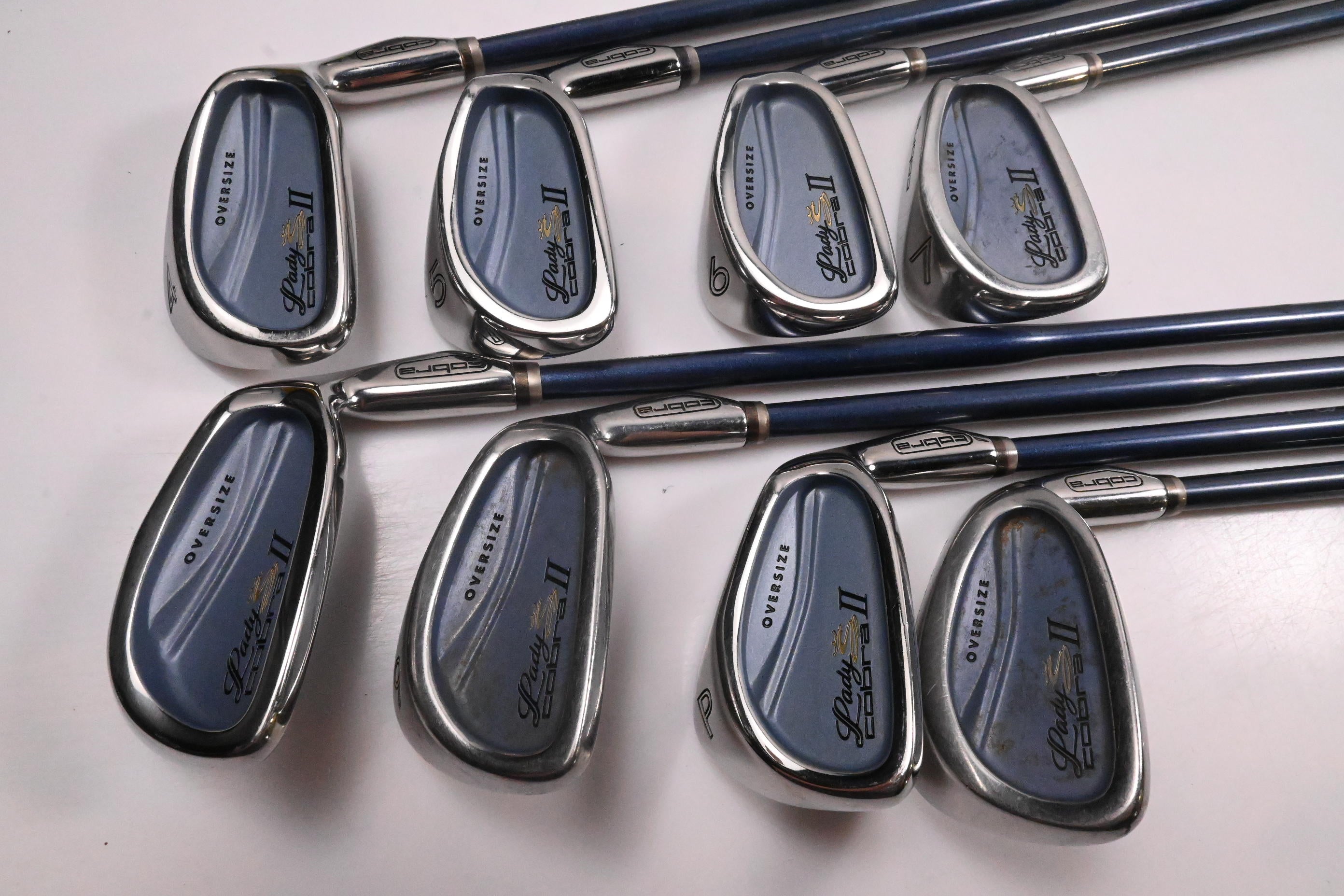 Ladies King Cobra Oversize II Irons / 4-PW+SW / Ladies Flex IQ System