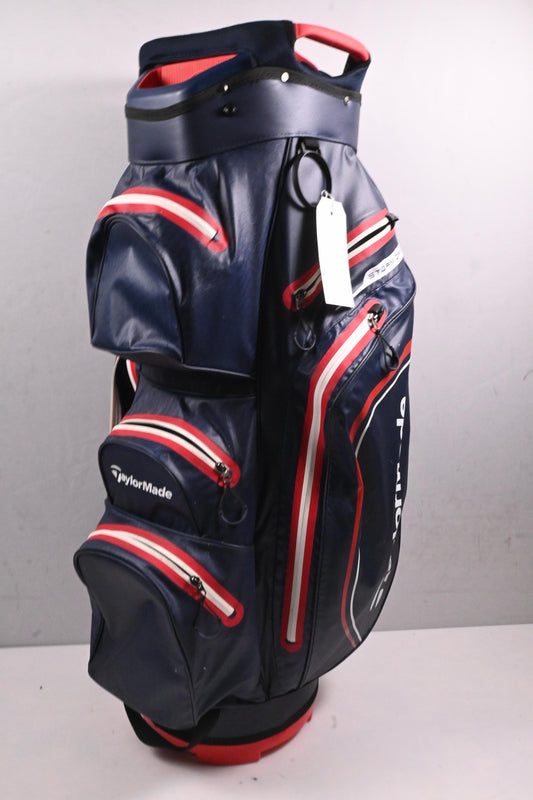 Taylormade Storm Dry Cart Bag / 14-Way Divider / Navy, Red